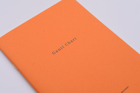 Laconic Style Notebook - Gantt Chart - A5