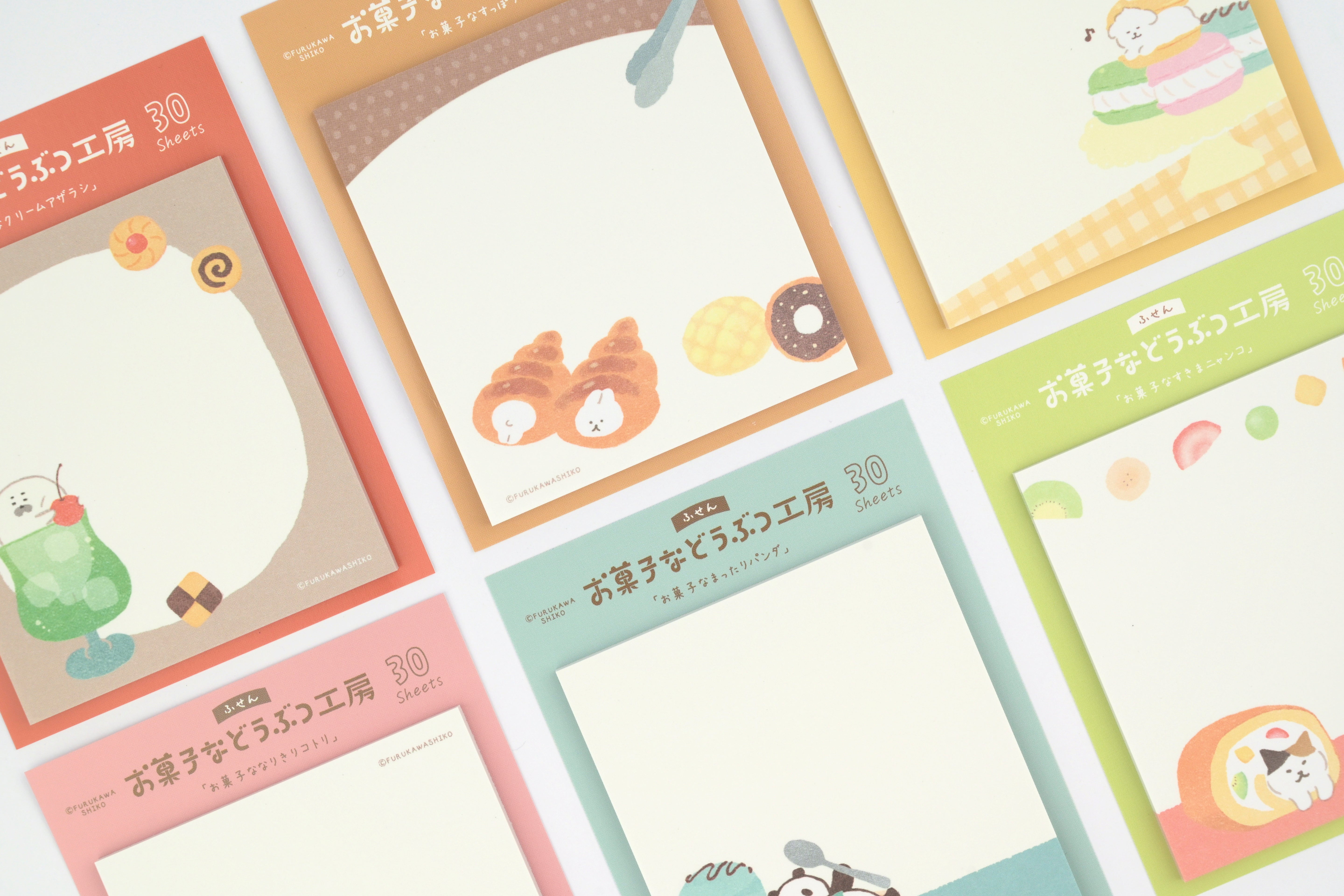 Furukawa Paper Sticky Notes - Sweets Animal Workshop - Vol. 3
