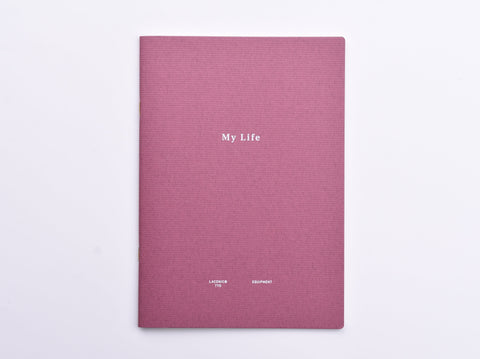 Laconic Style Notebook - My Life - A5