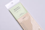 Laconic Style Bookmarker - Monthly