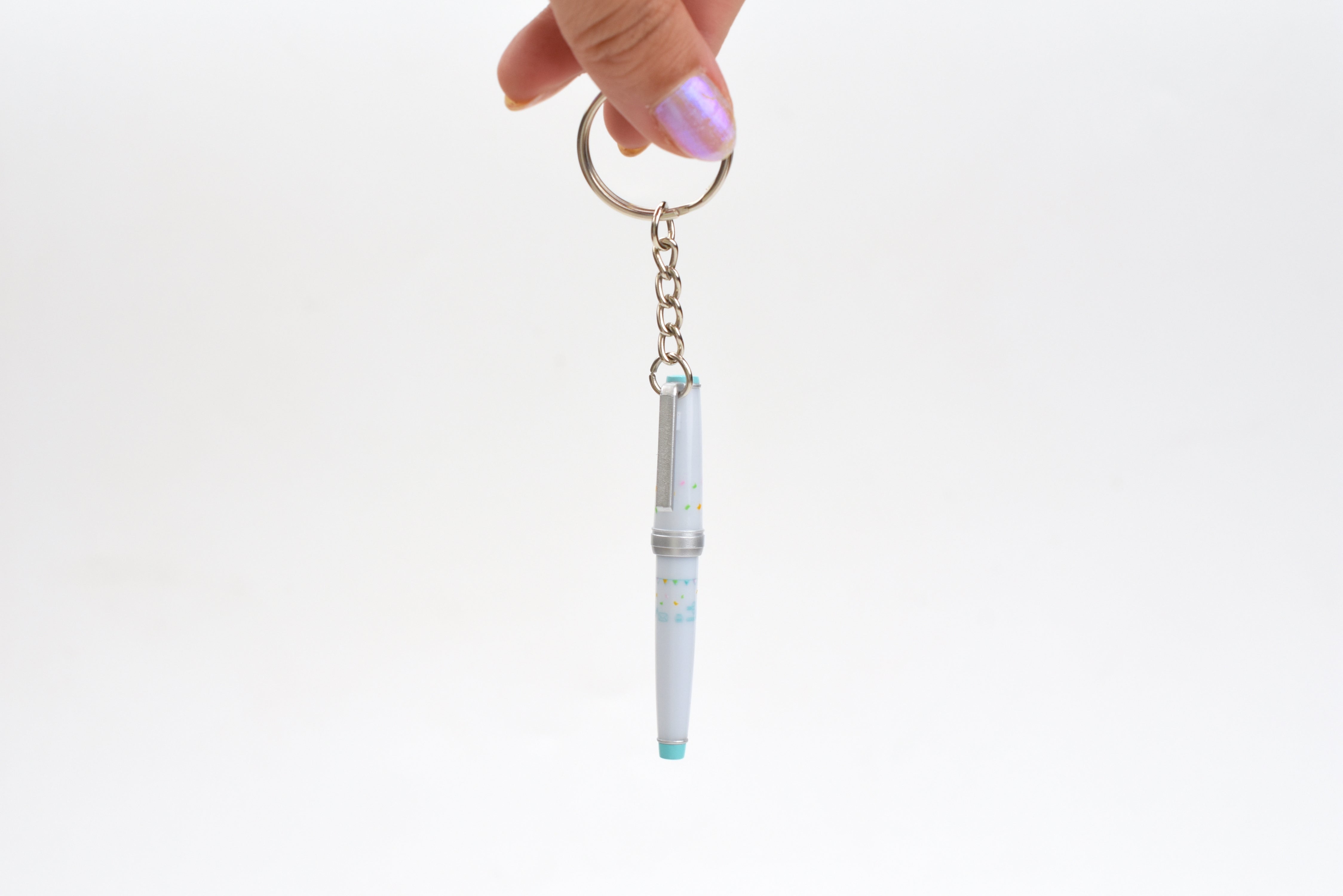 Yoseka Mini Fountain Pen Keychain - Stationery Fest 2024 - Confetti