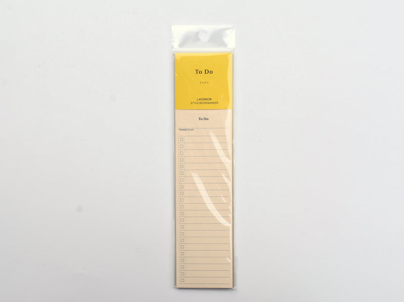 Laconic Style Bookmarker - To-Do List