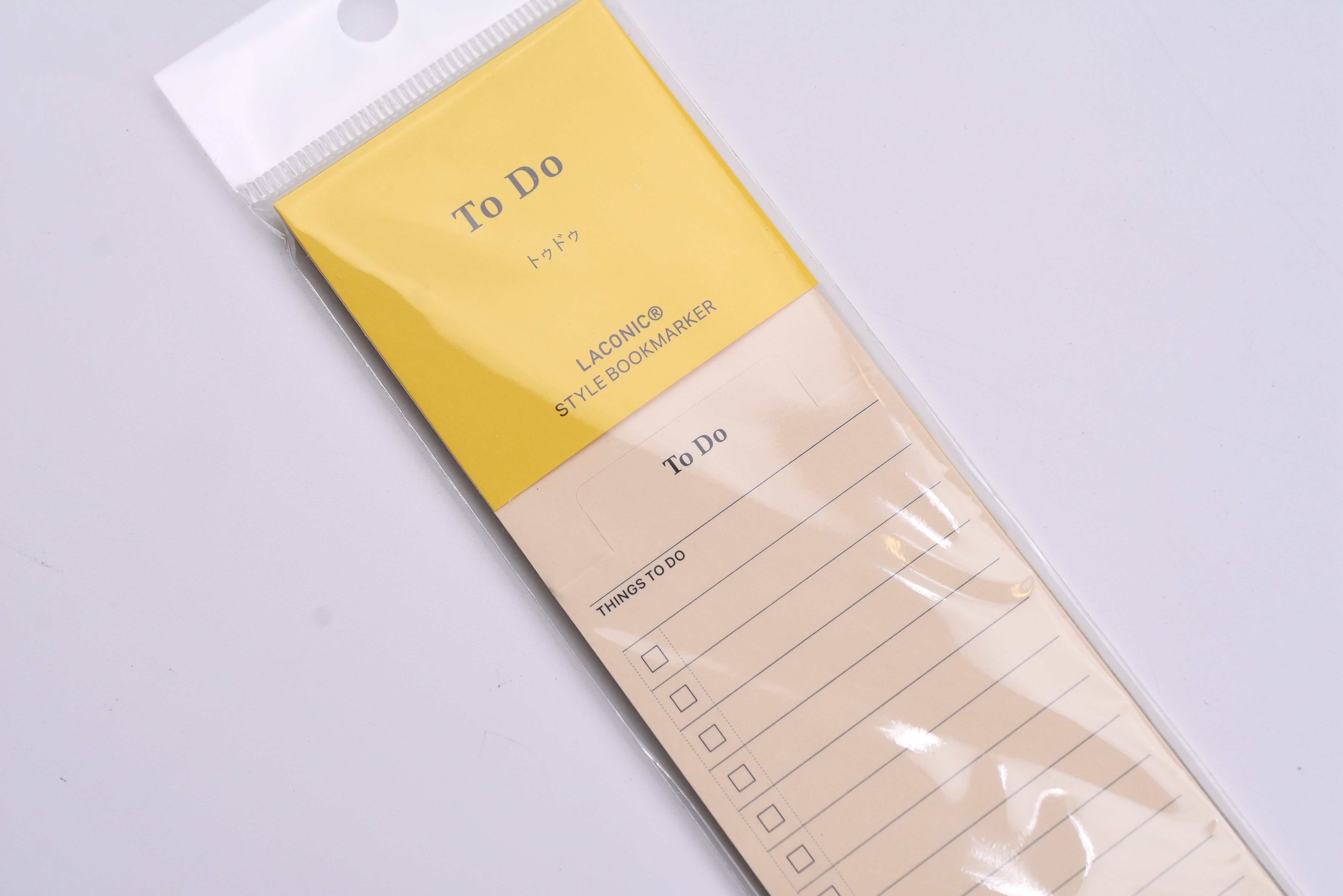 Laconic Style Bookmarker - To-Do List