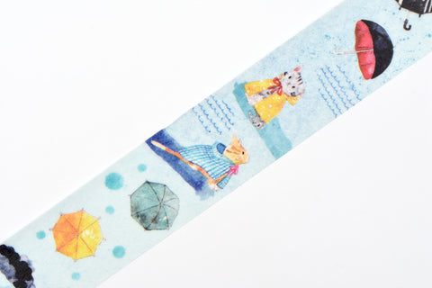 ROUNDTOP x Insomnia Design - Rainy Fun Washi Tape