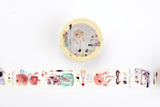 ROUNDTOP x Liang Feng - The Bear's Sketch Life Washi Tape