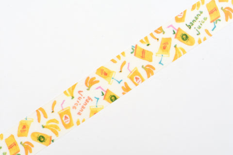 ROUNDTOP x Space Craft - Banana Juice Washi Tape