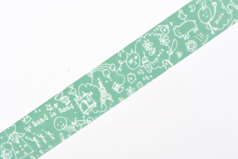 ROUNDTOP x Space Craft - Doodle Washi Tape