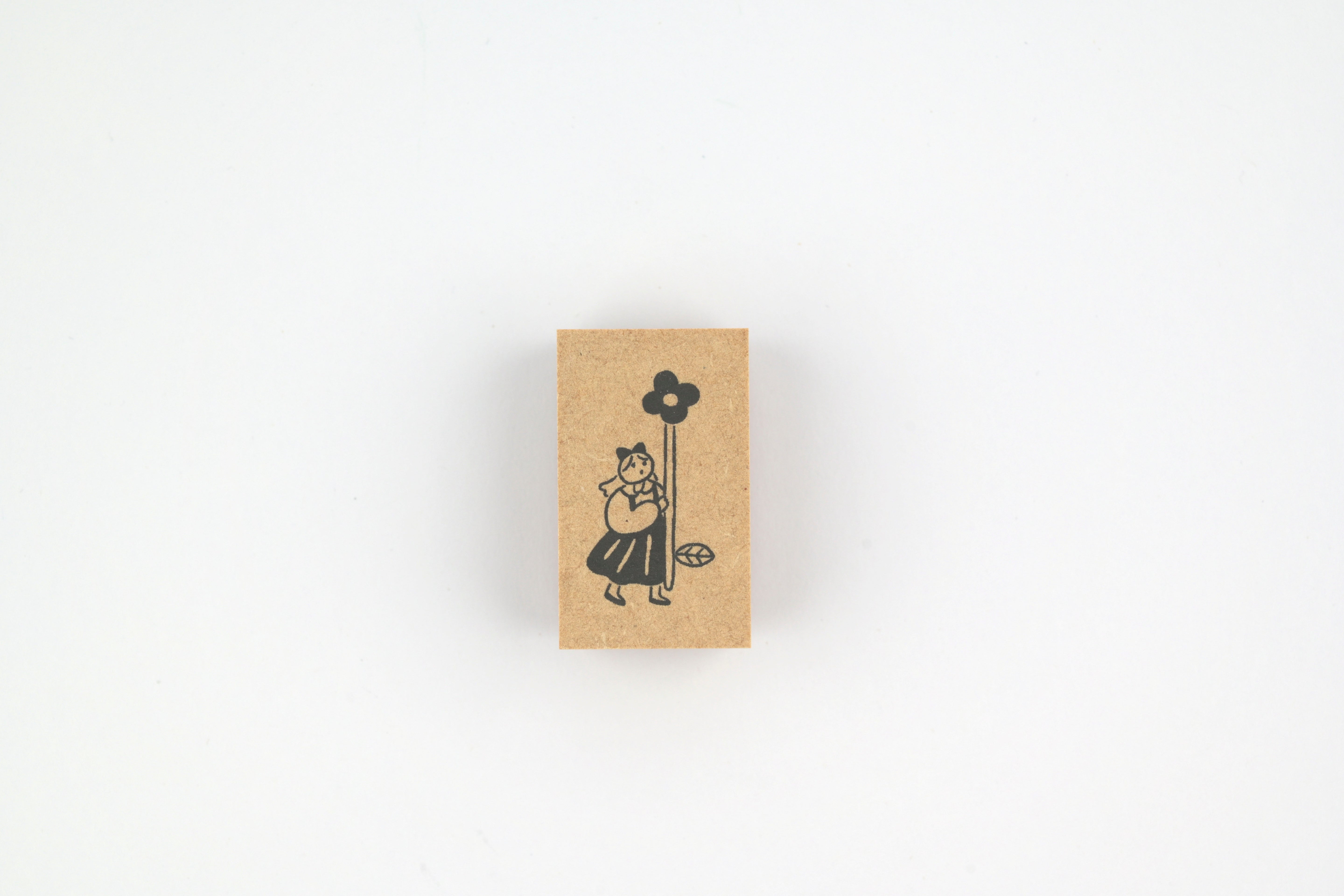 Stamp Marche Rubber Stamp - Labetomo - Girl Flag