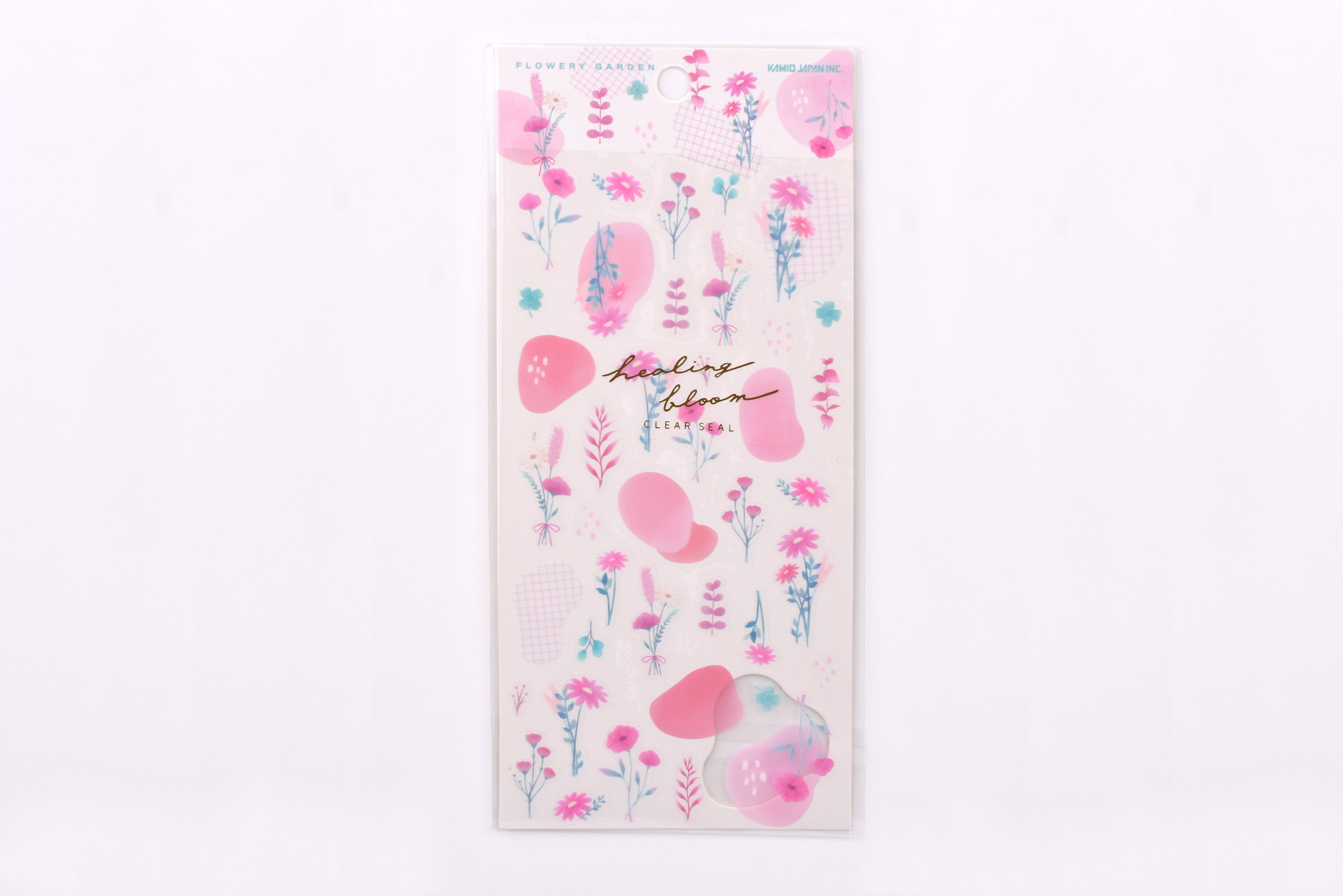 Kamio Healing Bloom Clear Seal - Flowery Garden