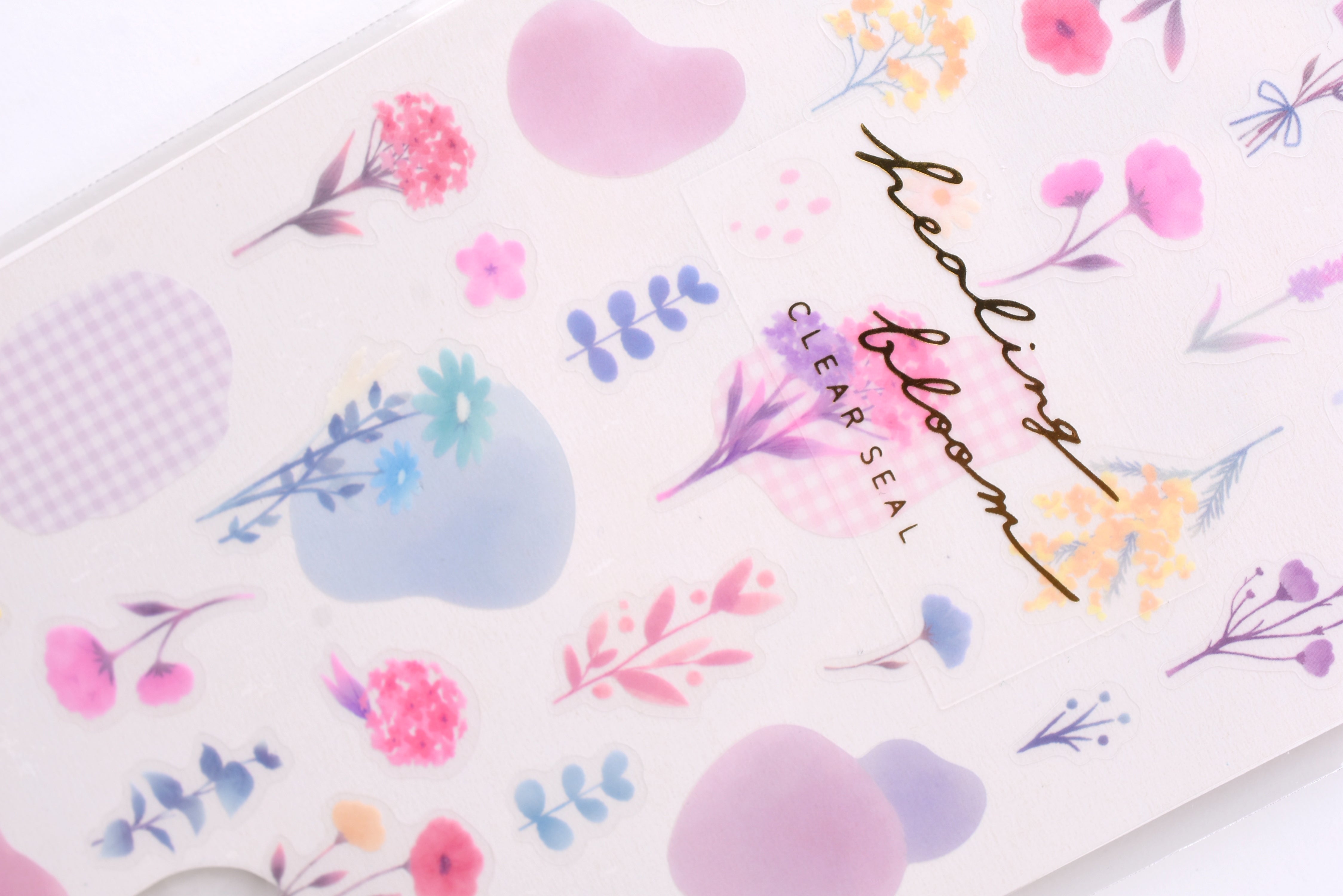 Kamio Healing Bloom Clear Seal - Pastel Bouquet