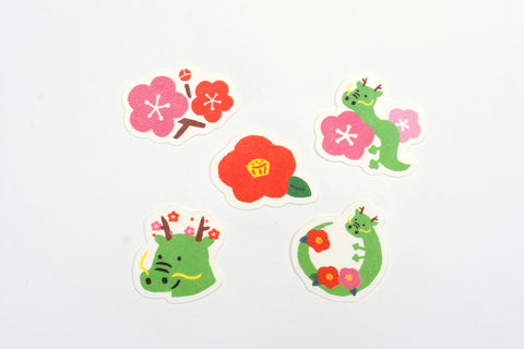 Mind Wave Good Fortune Sticker - Year of the Dragon 6 – Yoseka