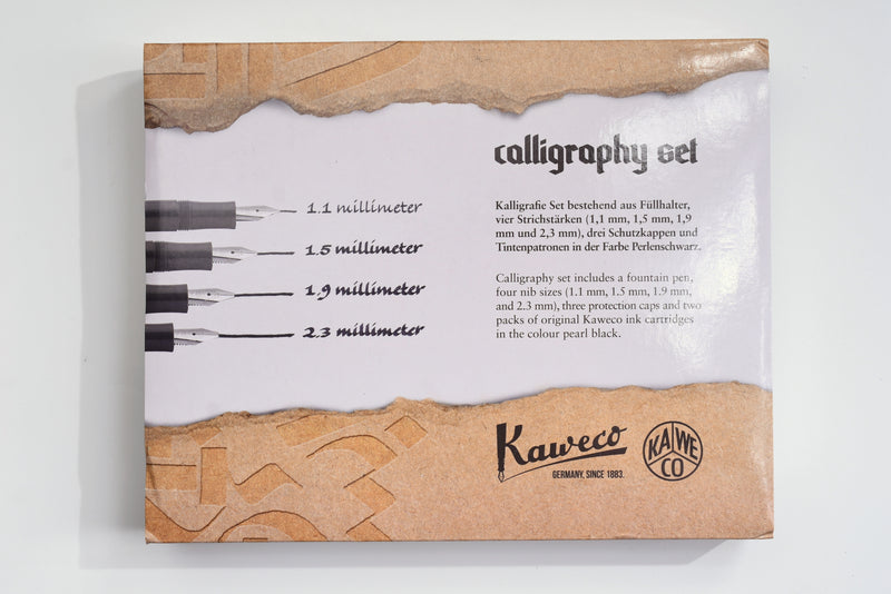 Pluma Caligráfica Kaweco Sport - Juego Con Puntas 1.5mm Y 2.3mm | Incluye Tinta Y Estuche | Ideal Para Lettering Y Bolsillo
