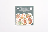 Furukawa Paper Flake Stickers - Cup and Bear