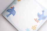 Furukawa Paper Memo Pad - Sparkle and Bird