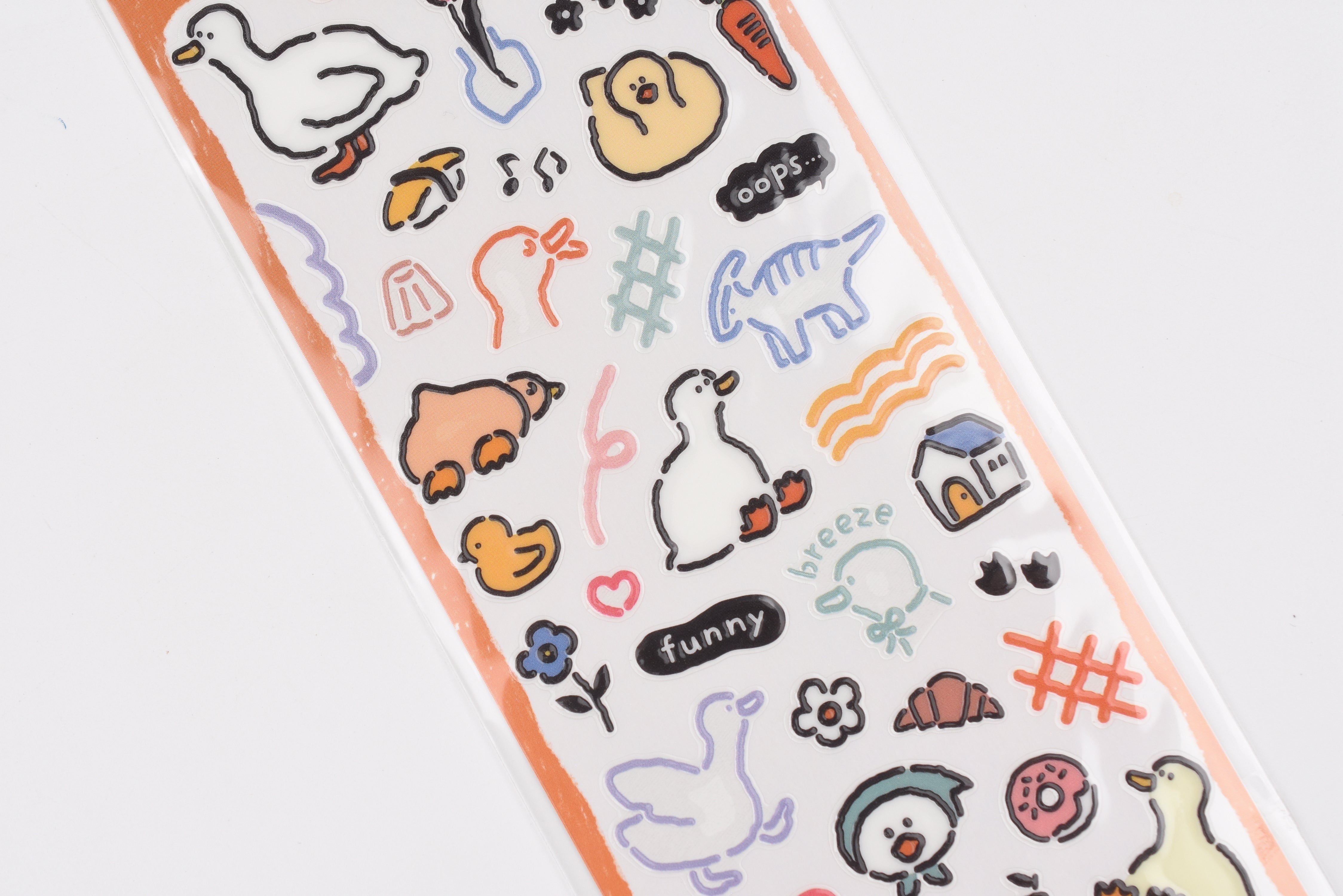 Mind Wave Sticker Sheet - Sano - Duck
