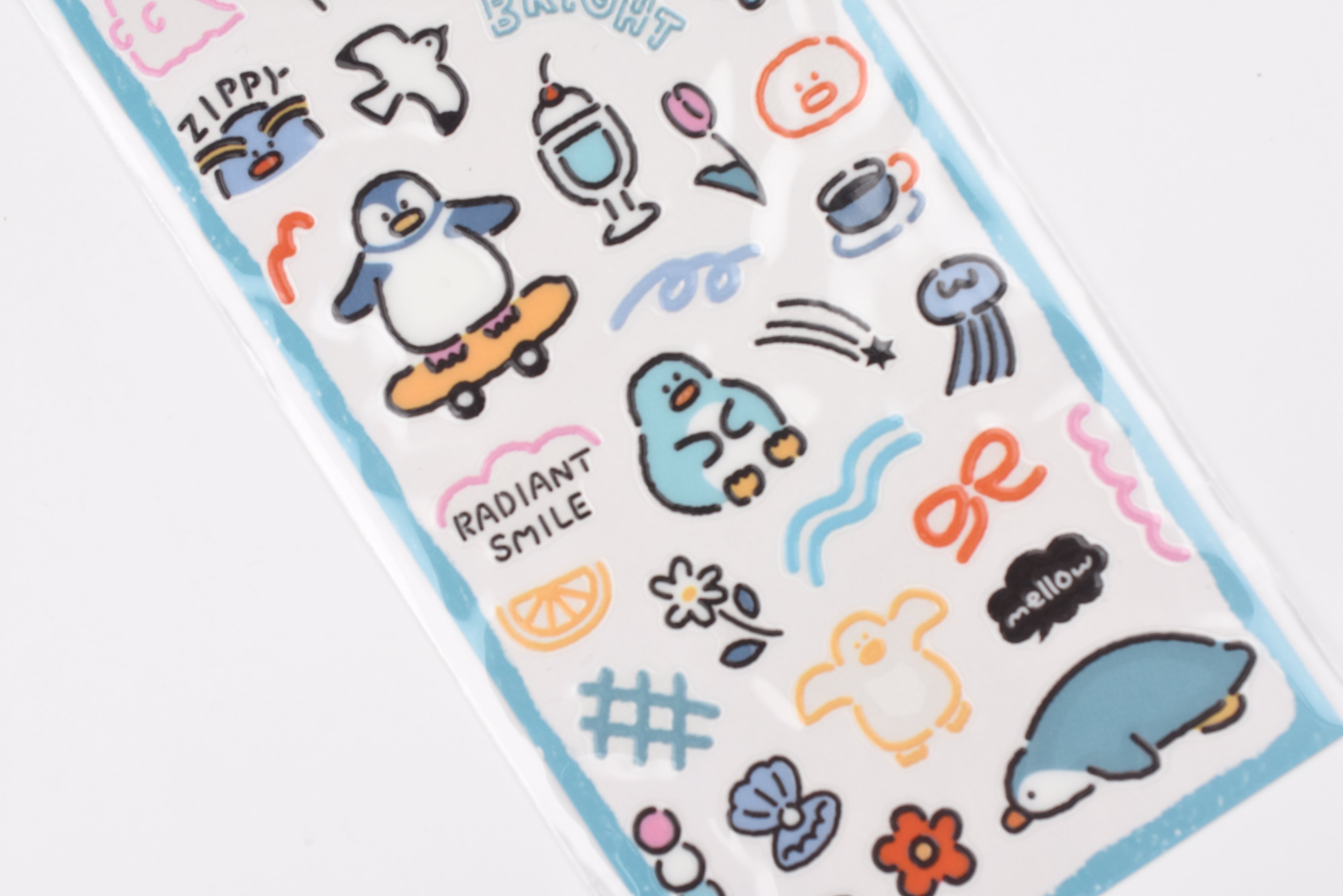 Mind Wave Sticker Sheet - Sano - Penguin