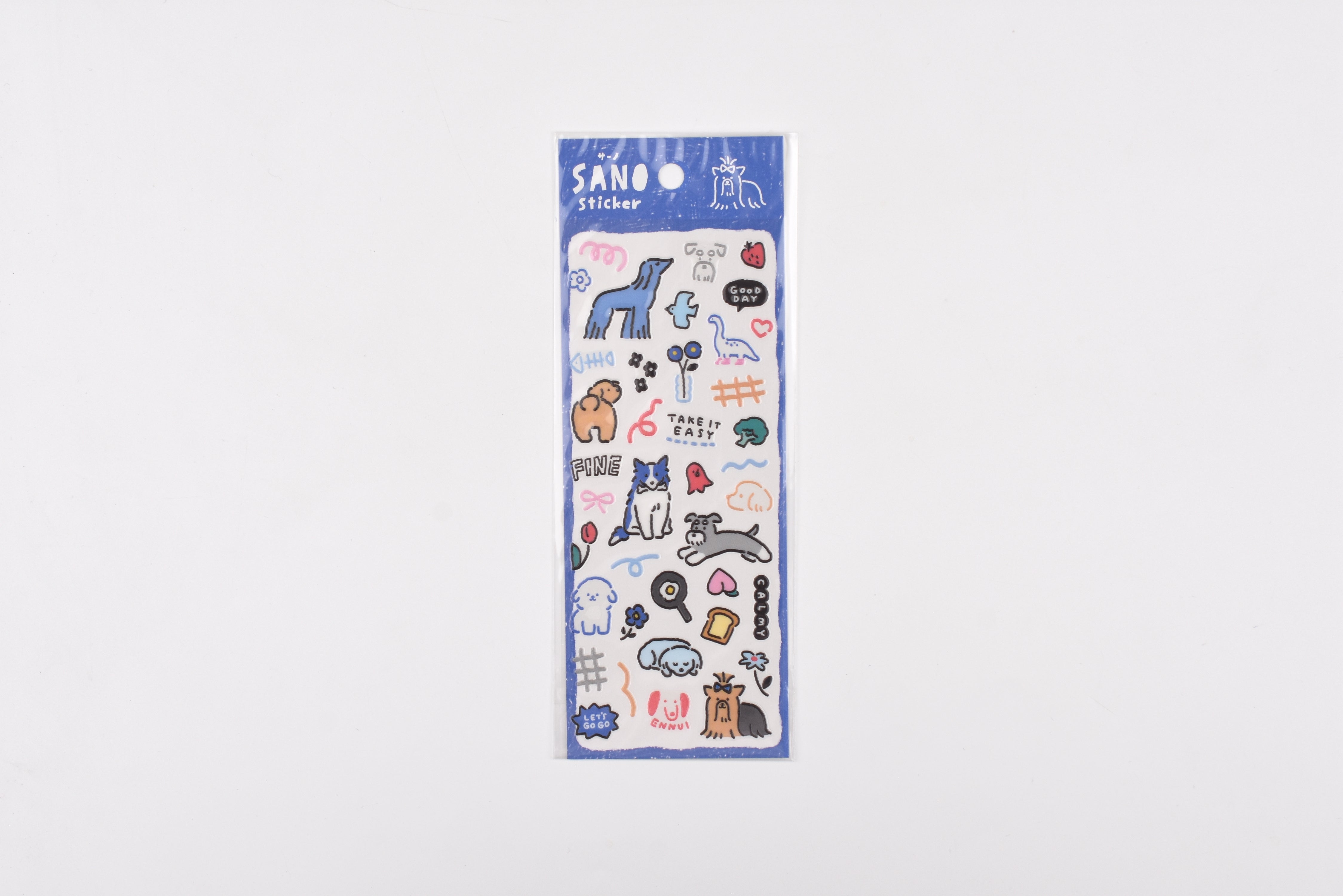 Mind Wave Sticker Sheet - Sano - Dog
