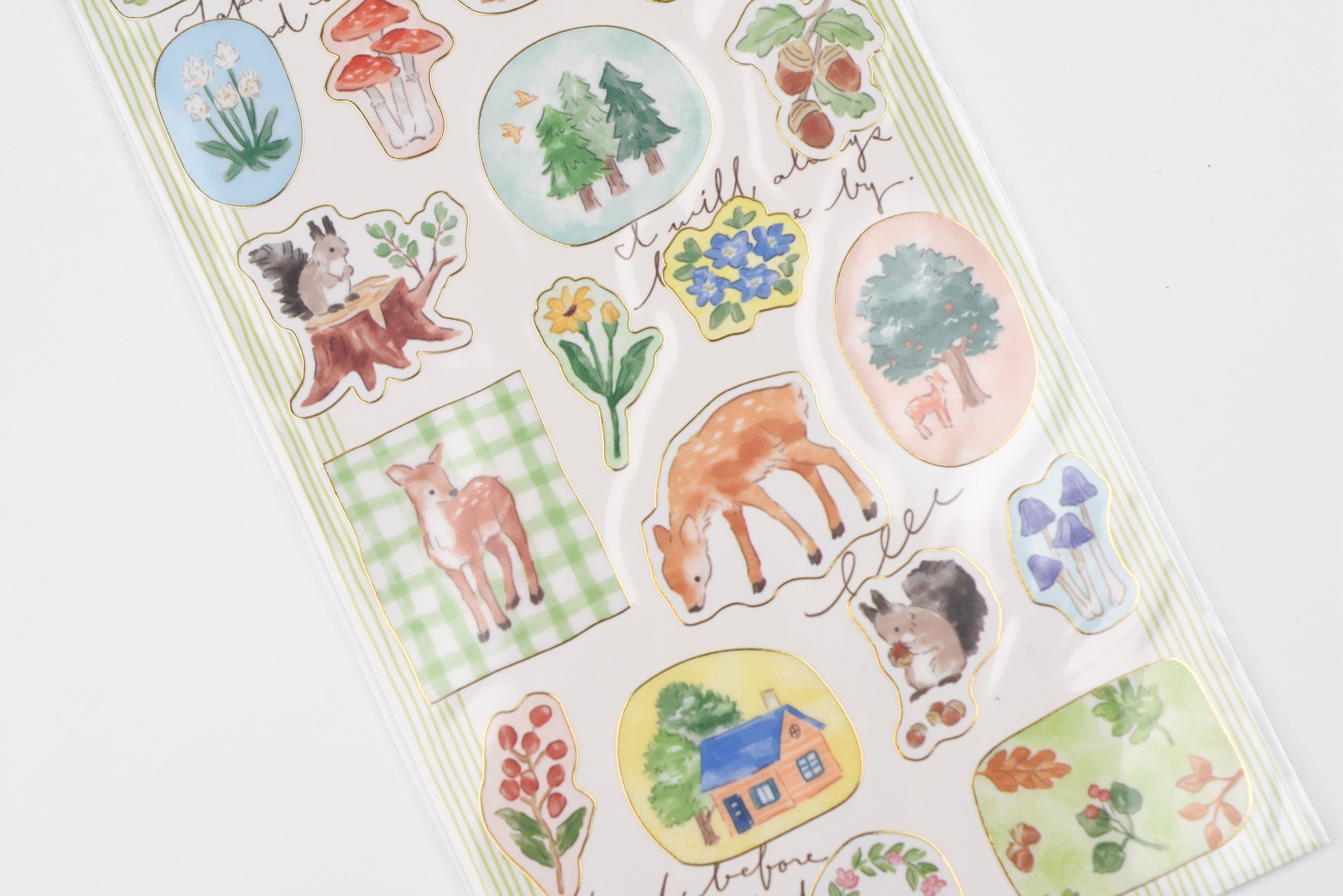 Mind Wave Sticker Sheet - With Animals - Deer