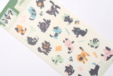 ameruu x Yoseka Stationery - Sticker Sheet - Kitty Confetti