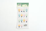 ameruu x Yoseka Stationery - Sticker Sheet - Cat Index Tabs