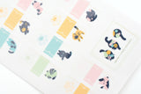 ameruu x Yoseka Stationery - Sticker Sheet - Cat Index Tabs