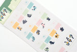 ameruu x Yoseka Stationery - Sticker Sheet - Cat Index Tabs