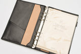 Raymay Davinci Olive Leather Slim Organizer - A5 Size - 15mm