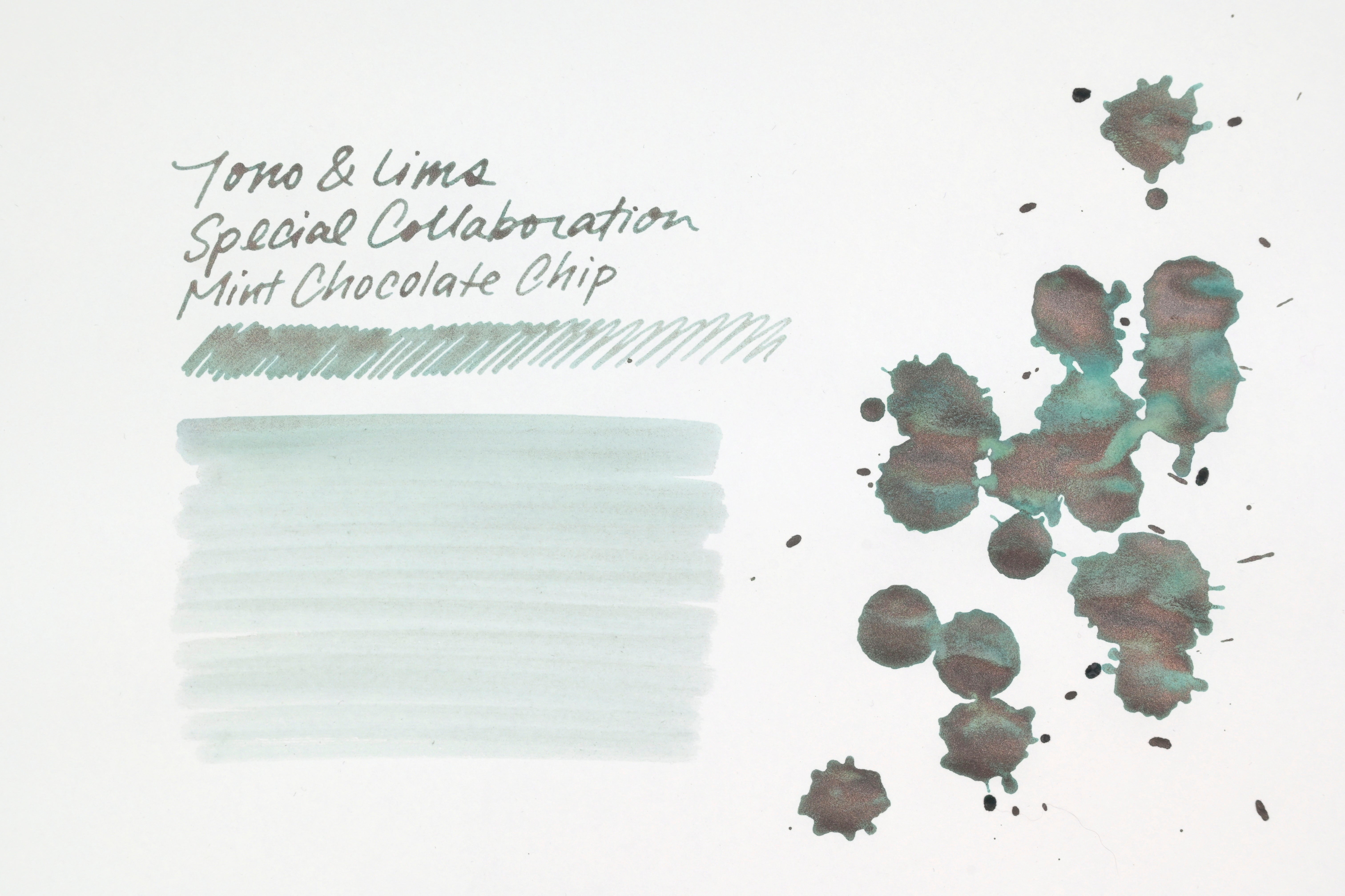 Tono & Lims Ink Bottle - Special Collaboration - Mint Chocolate