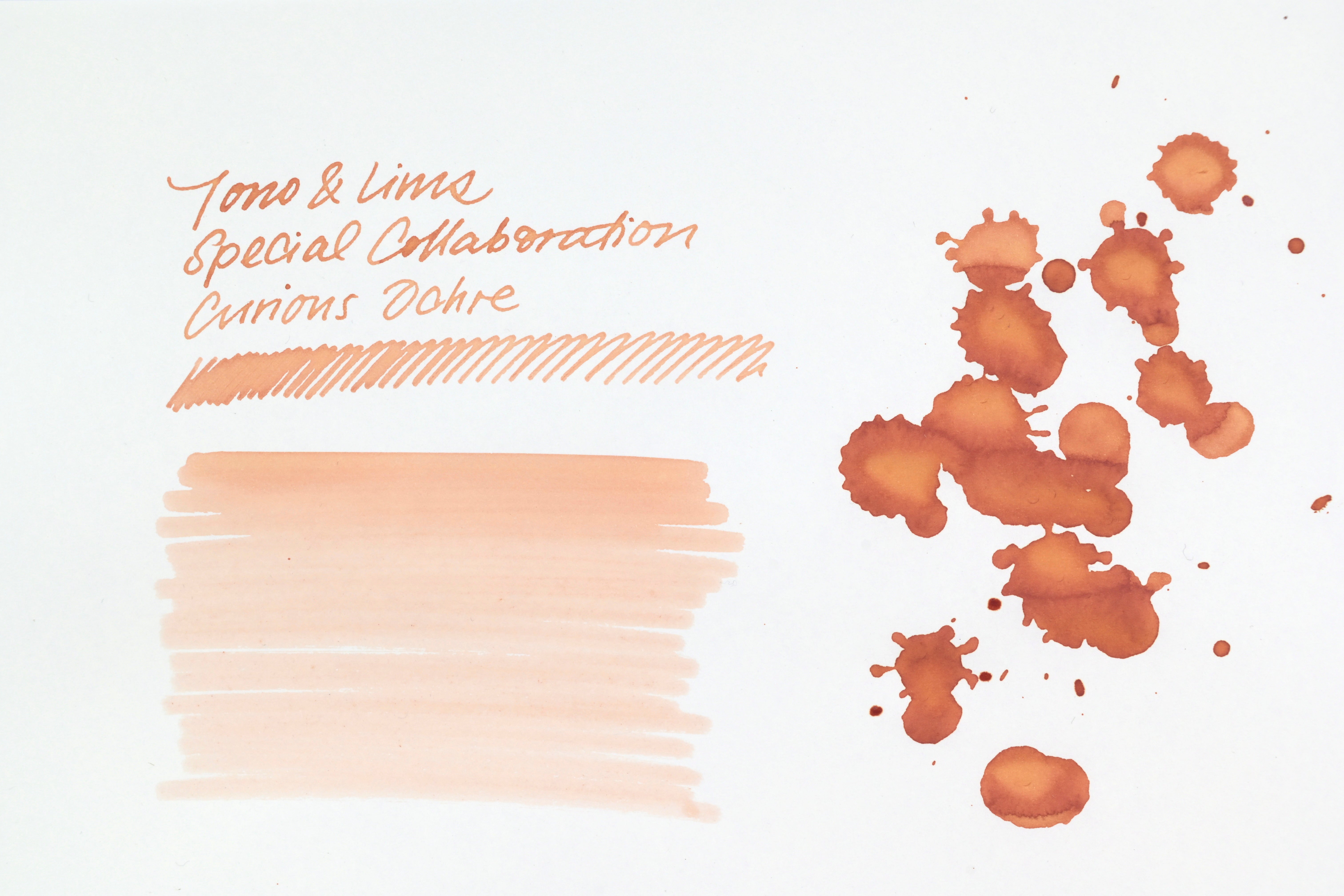 Tono & Lims Ink Bottle - Special Collaboration - Curious Ochre