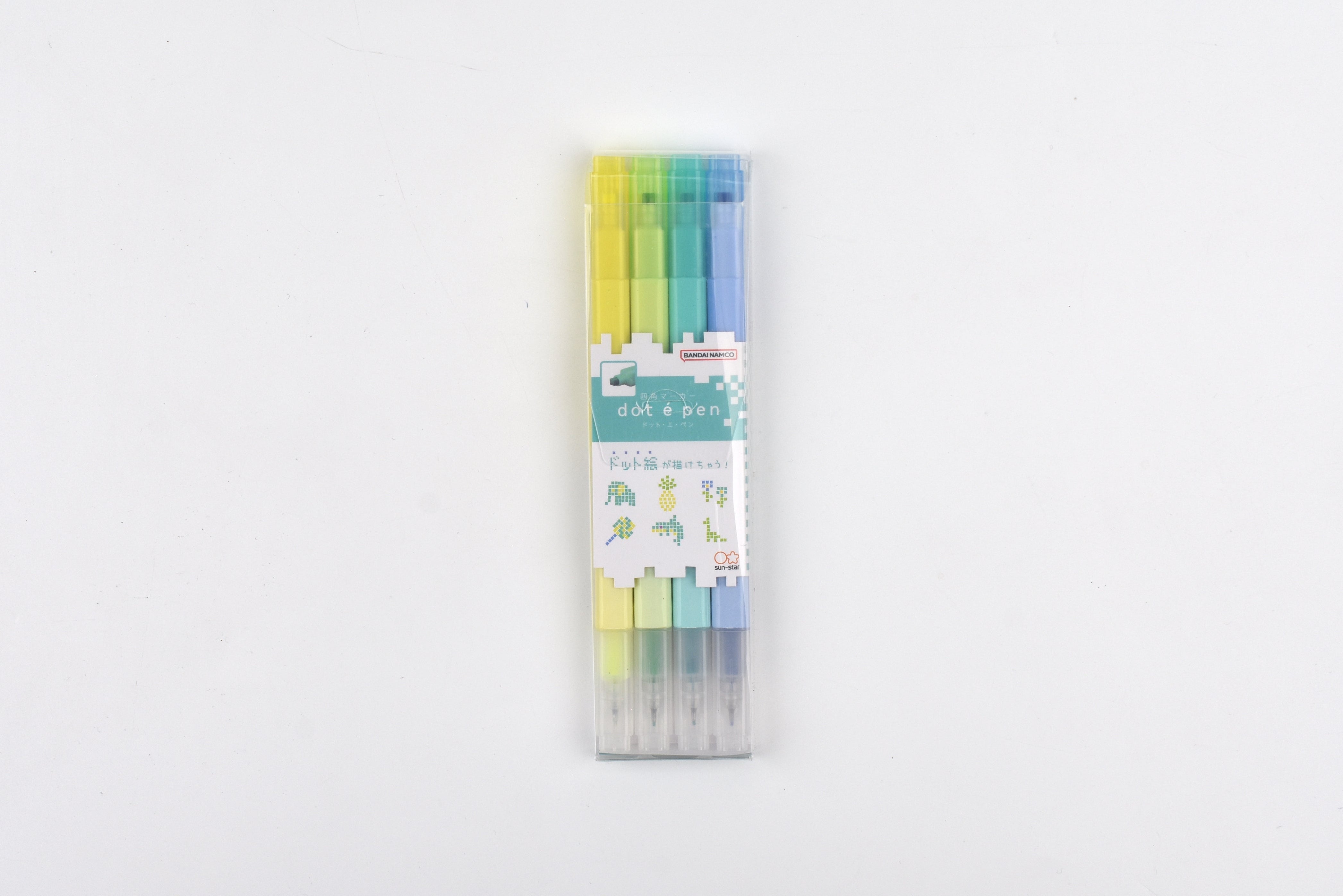 Sun-Star dot e pen Square Marker - Set of 4 – Yoseka Stationery