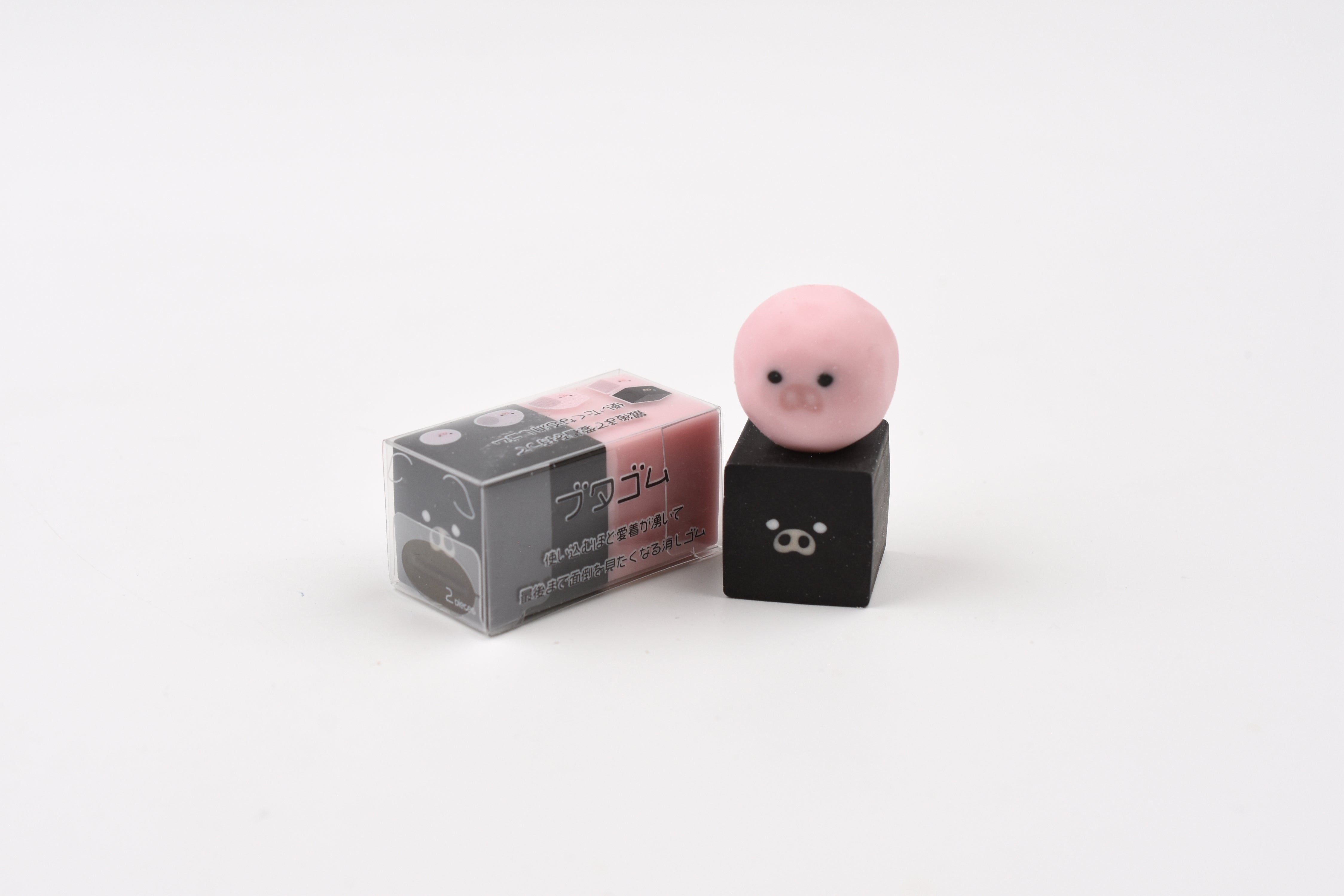 Sun-Star Animal Eraser - Piyogomu and Butagomu