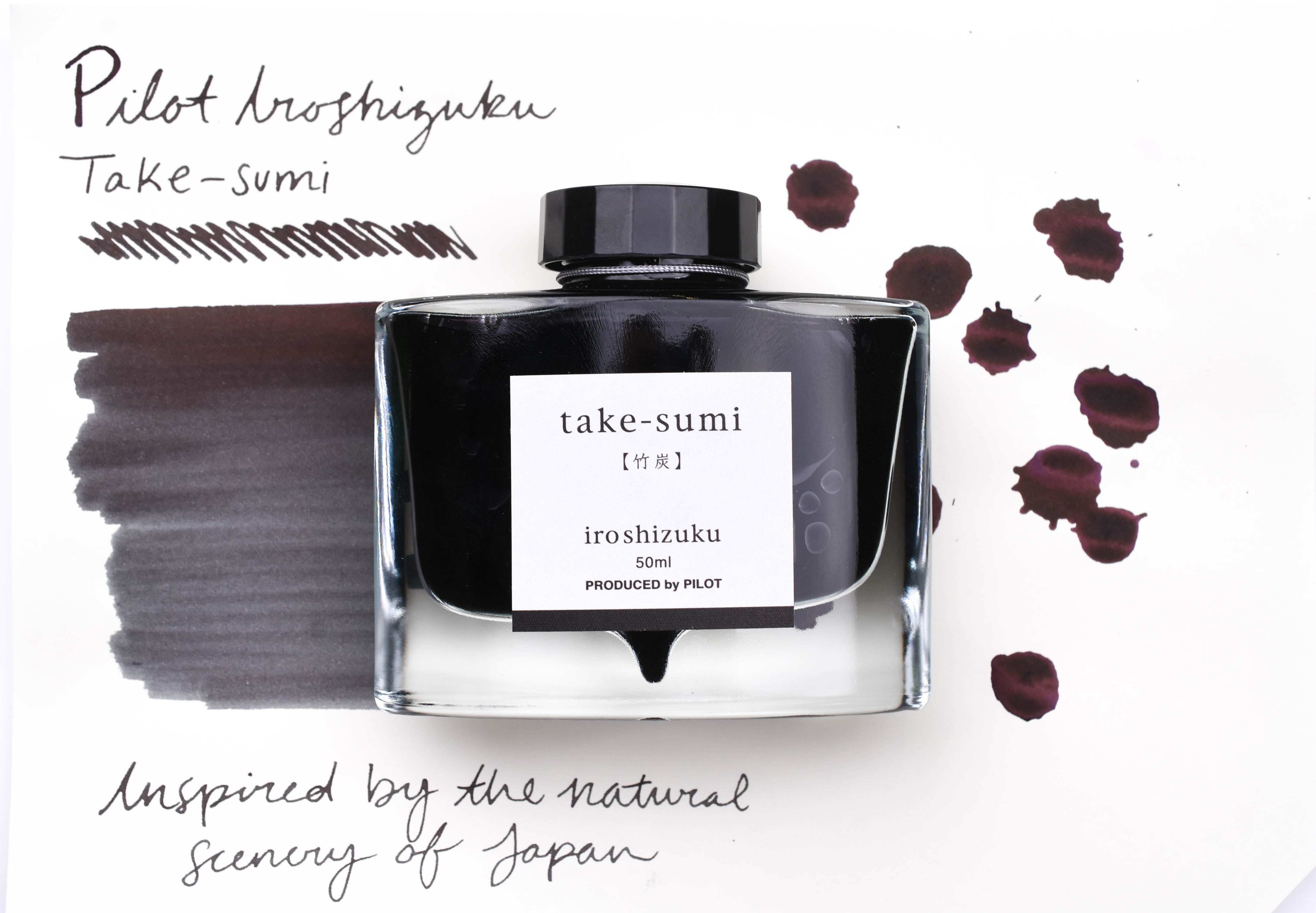 Pilot Iroshizuku Ink - Take-sumi - 50 mL Bottle Ink