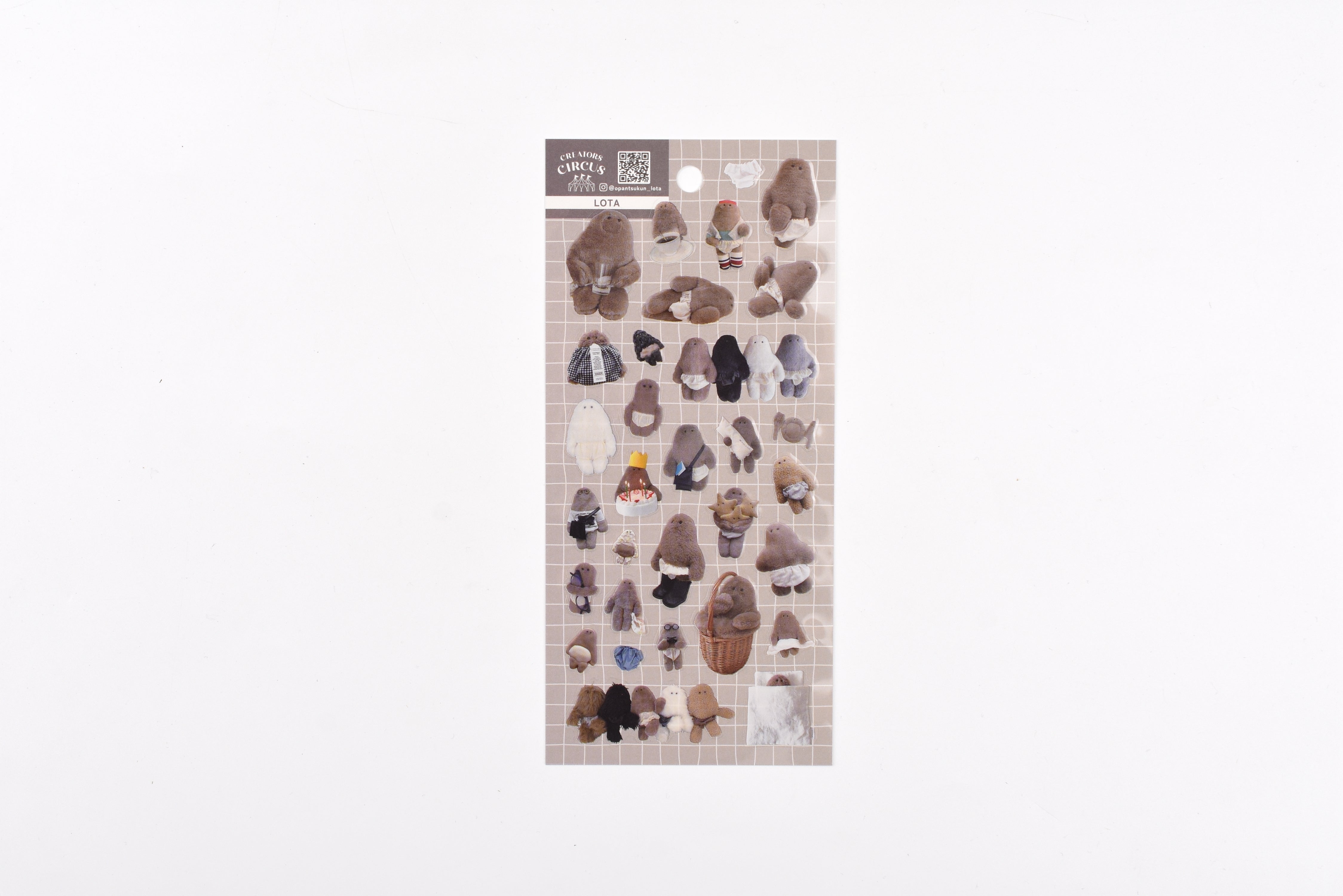 Frontier Transparent Sticker Sheet - CREATORS CIRCUS - OPANTSU-KUN