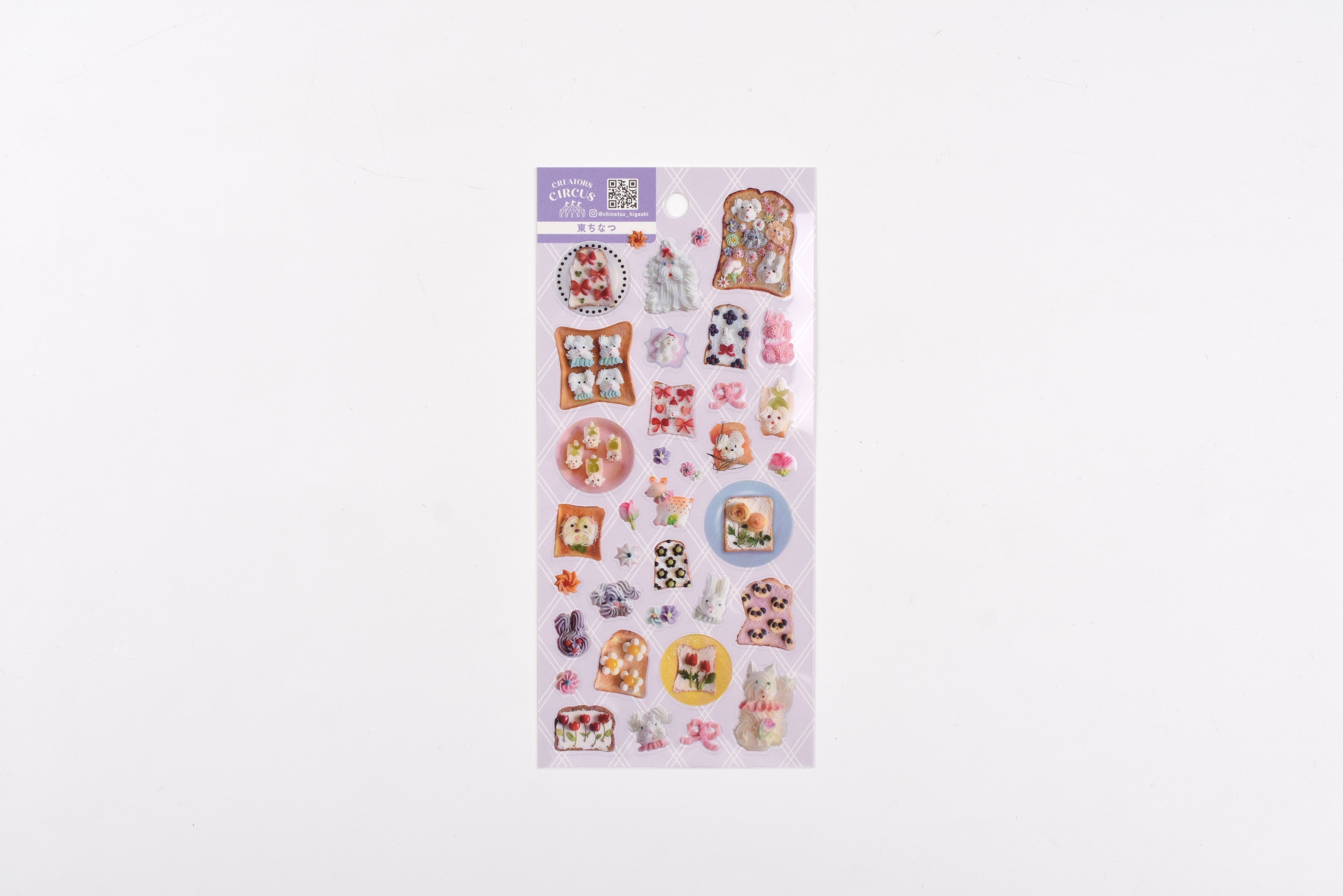 Frontier Transparent Sticker Sheet - CREATORS CIRCUS - Higashi Chinatsu