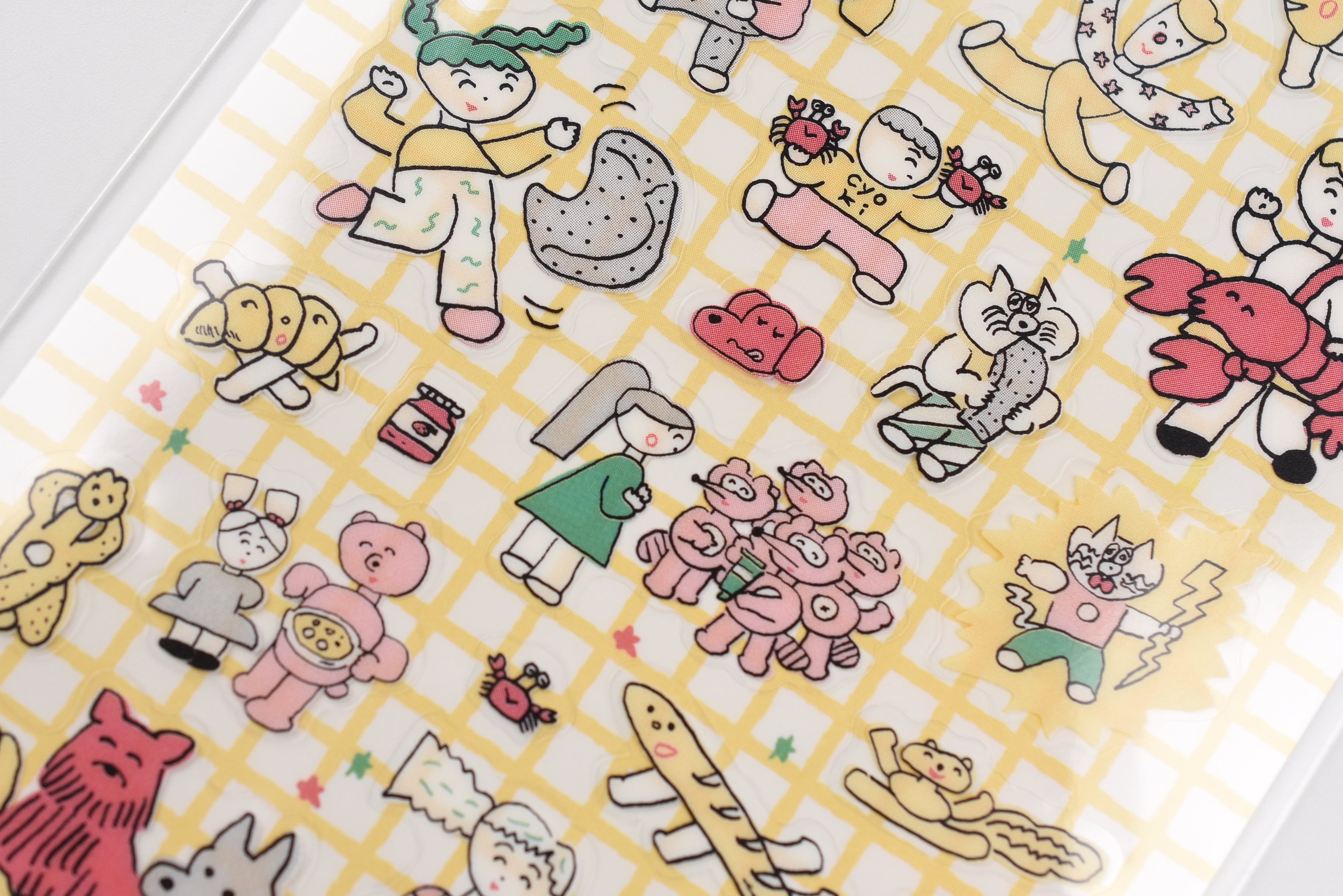 Frontier Transparent Sticker Sheet - CREATORS CIRCUS - Nishiwaki Tadashi