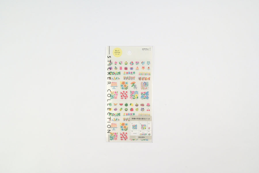 Midori Planner Stickers - New 2027 - Floral Patterns