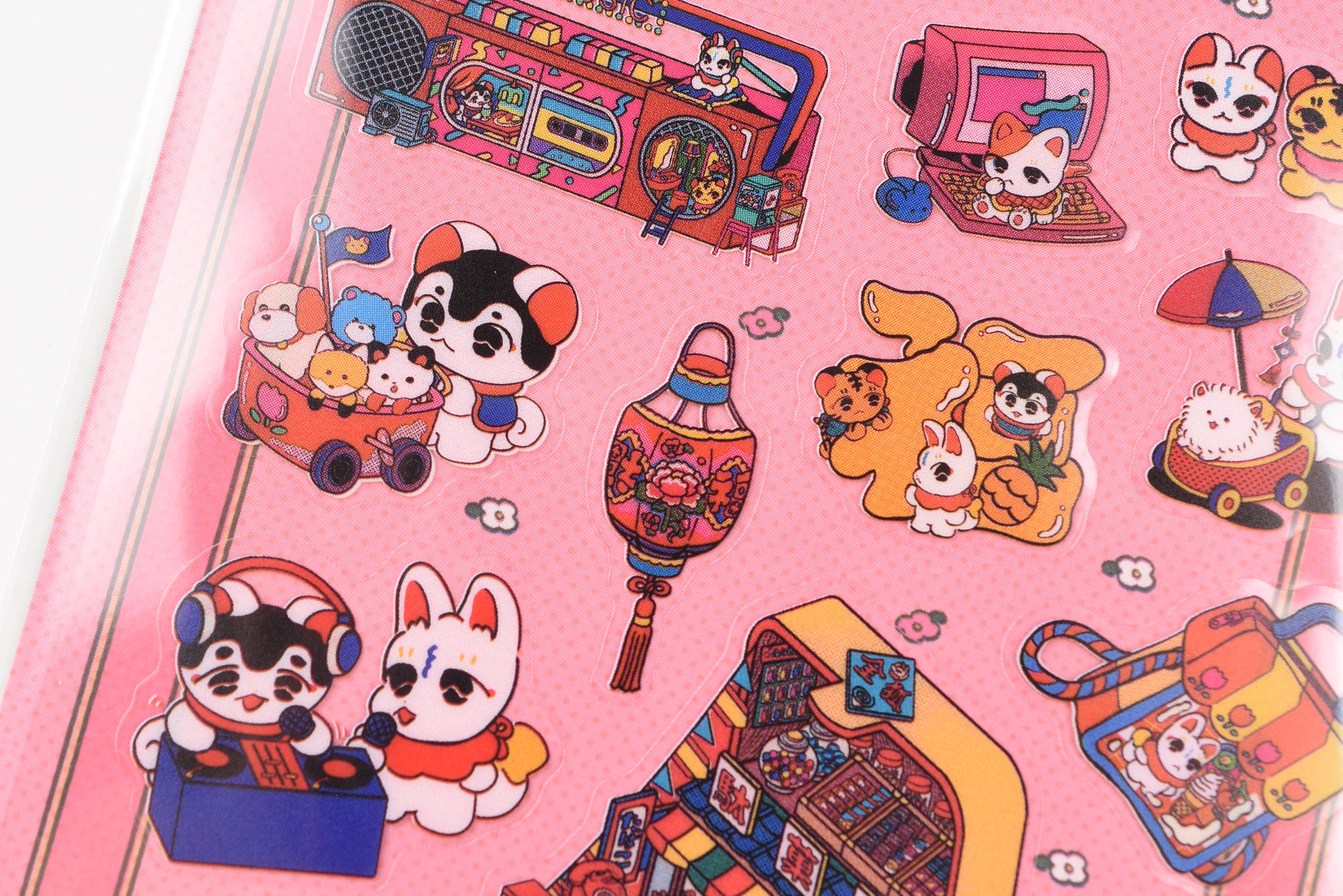 Frontier Transparent Sticker Sheet - CREATORS CIRCUS - Nakamura Kyoko