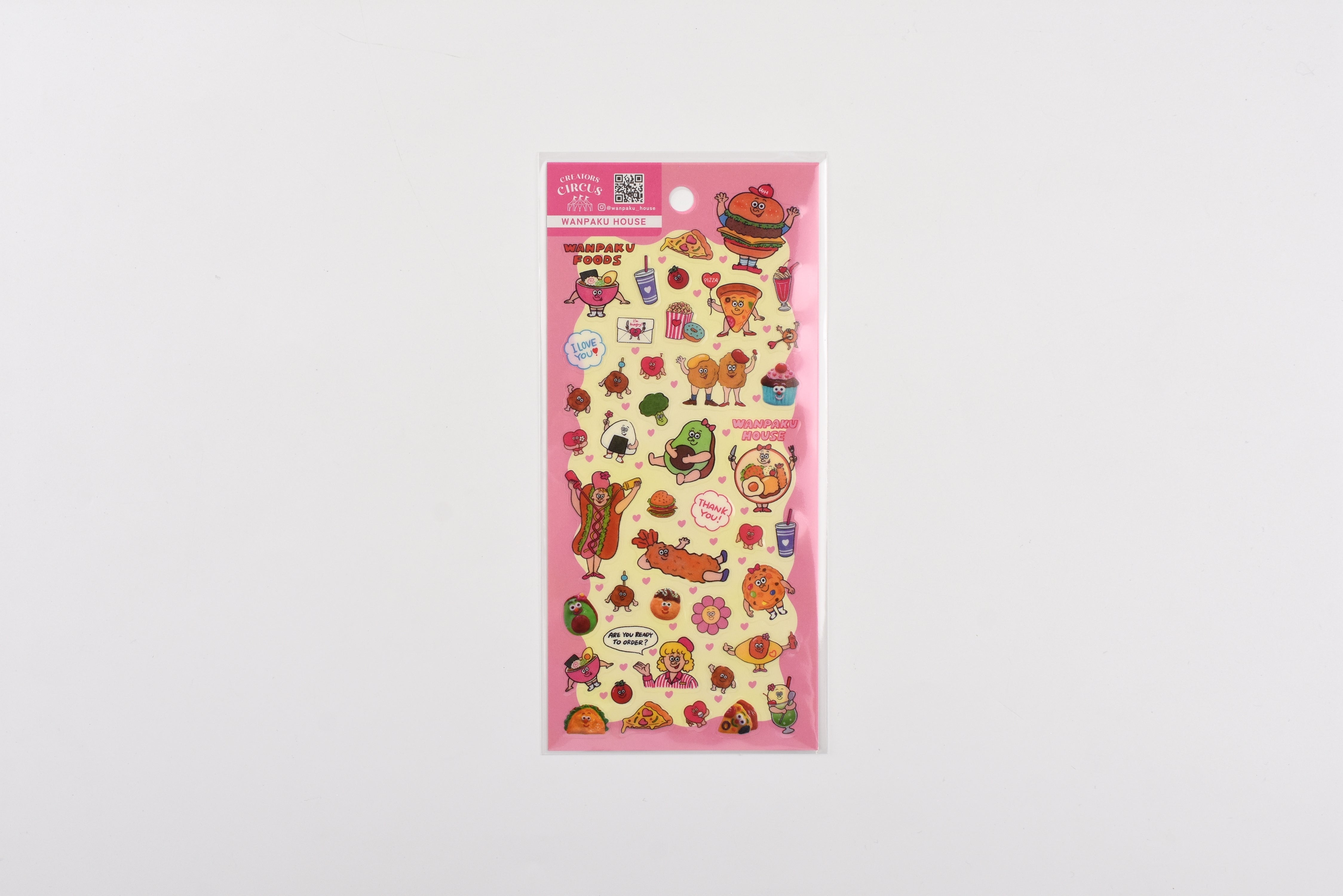 Frontier Transparent Sticker Sheet - CREATORS CIRCUS - WANPAKU HOUSE