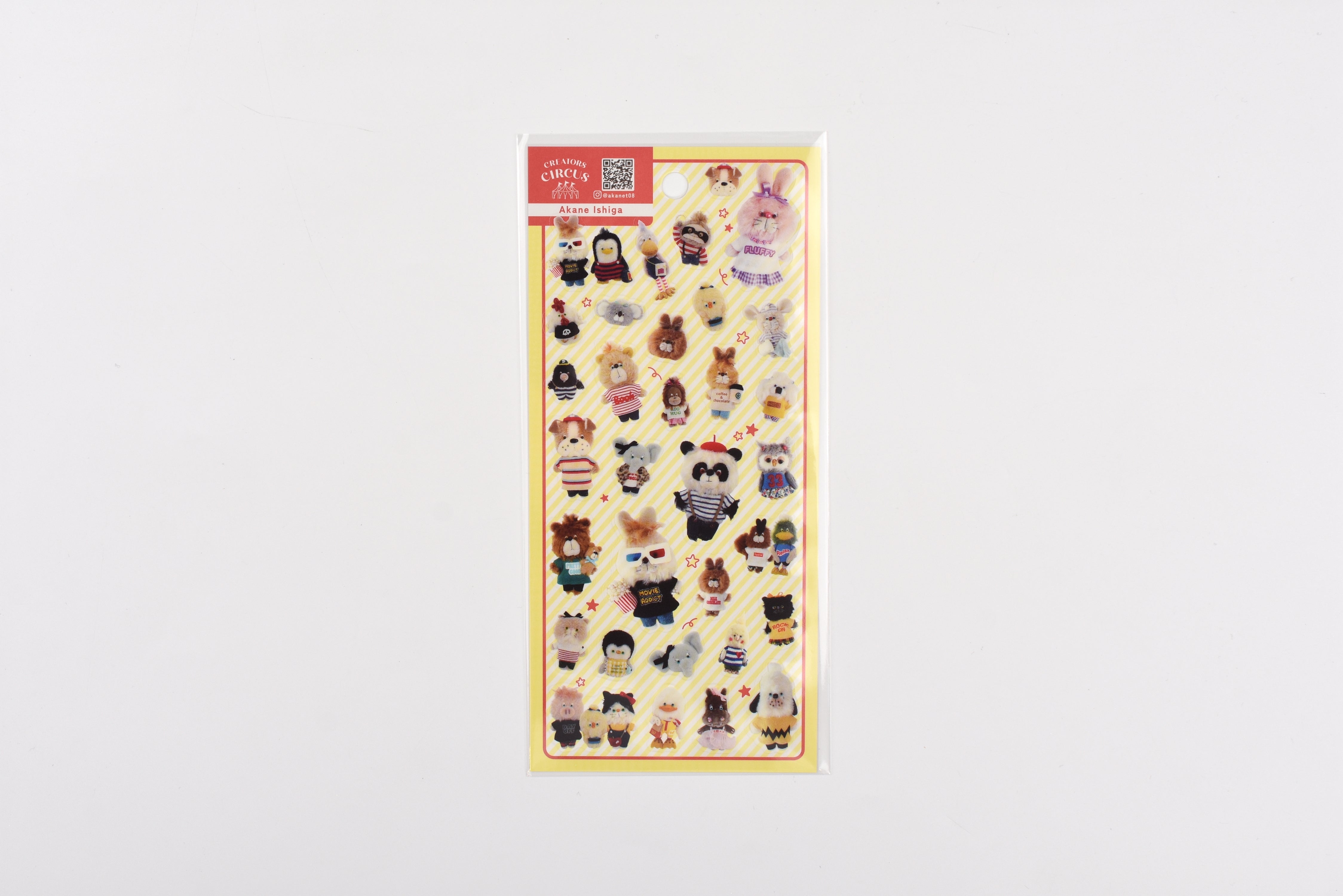 Frontier Transparent Sticker Sheet - CREATORS CIRCUS - Akane Ishiga