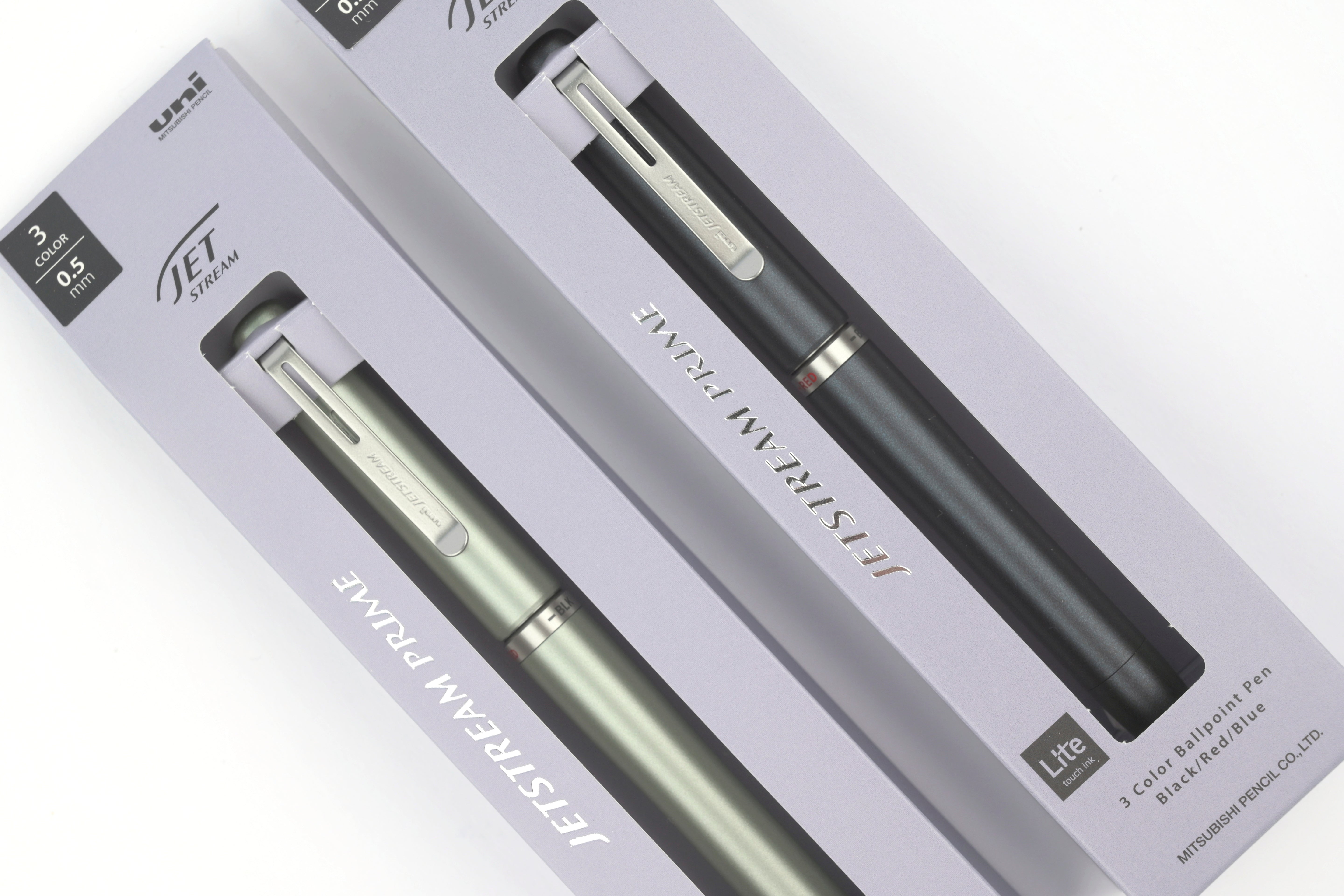 Uni Jetstream Prime 3 Color Multi Pen - Lite Touch Ink - 0.5mm