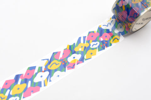 SODA Transparent Masking Tape - 30mm - Flower Garden