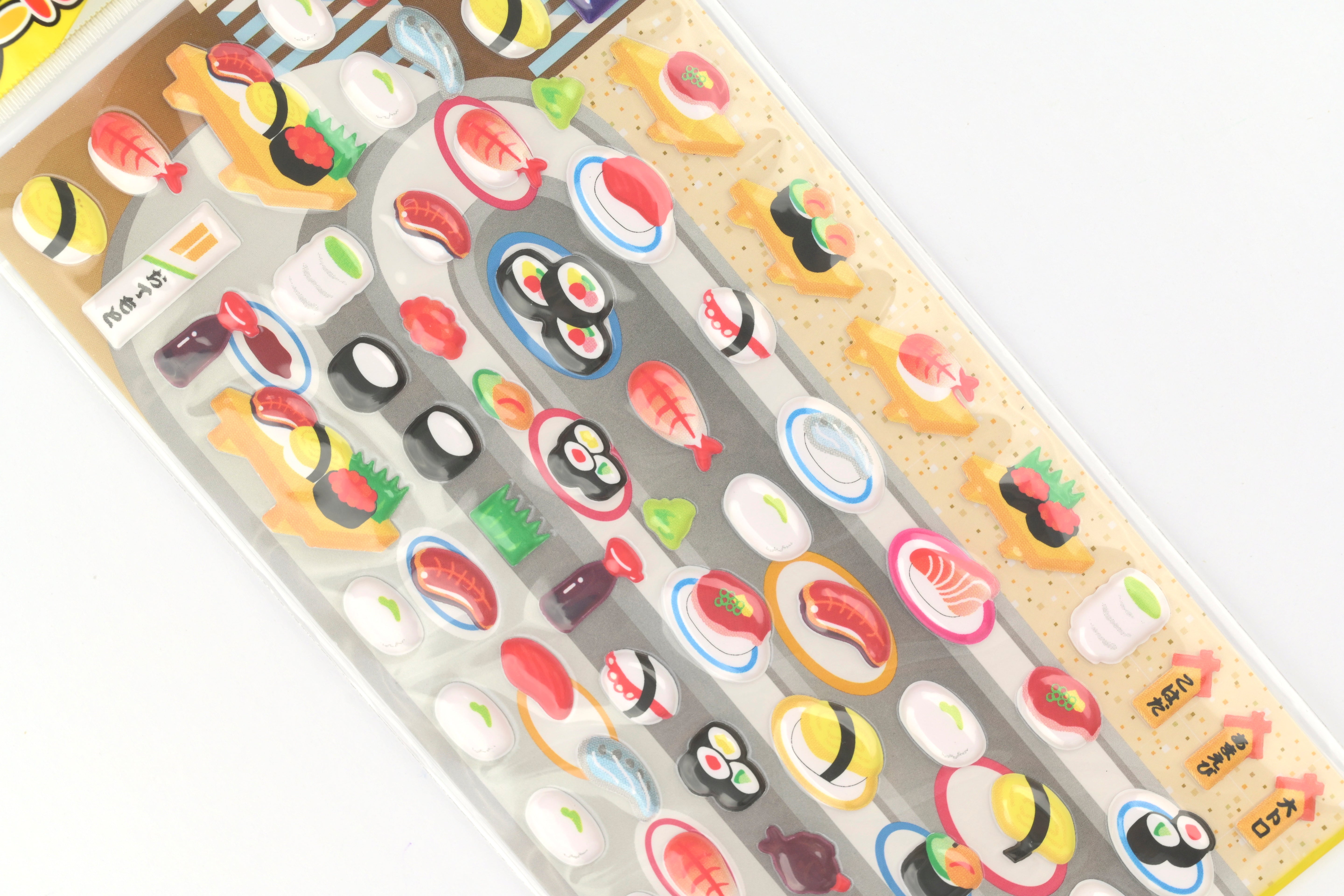 Mind Wave Puffy Sticker - Marshmallow - Sushi Shop