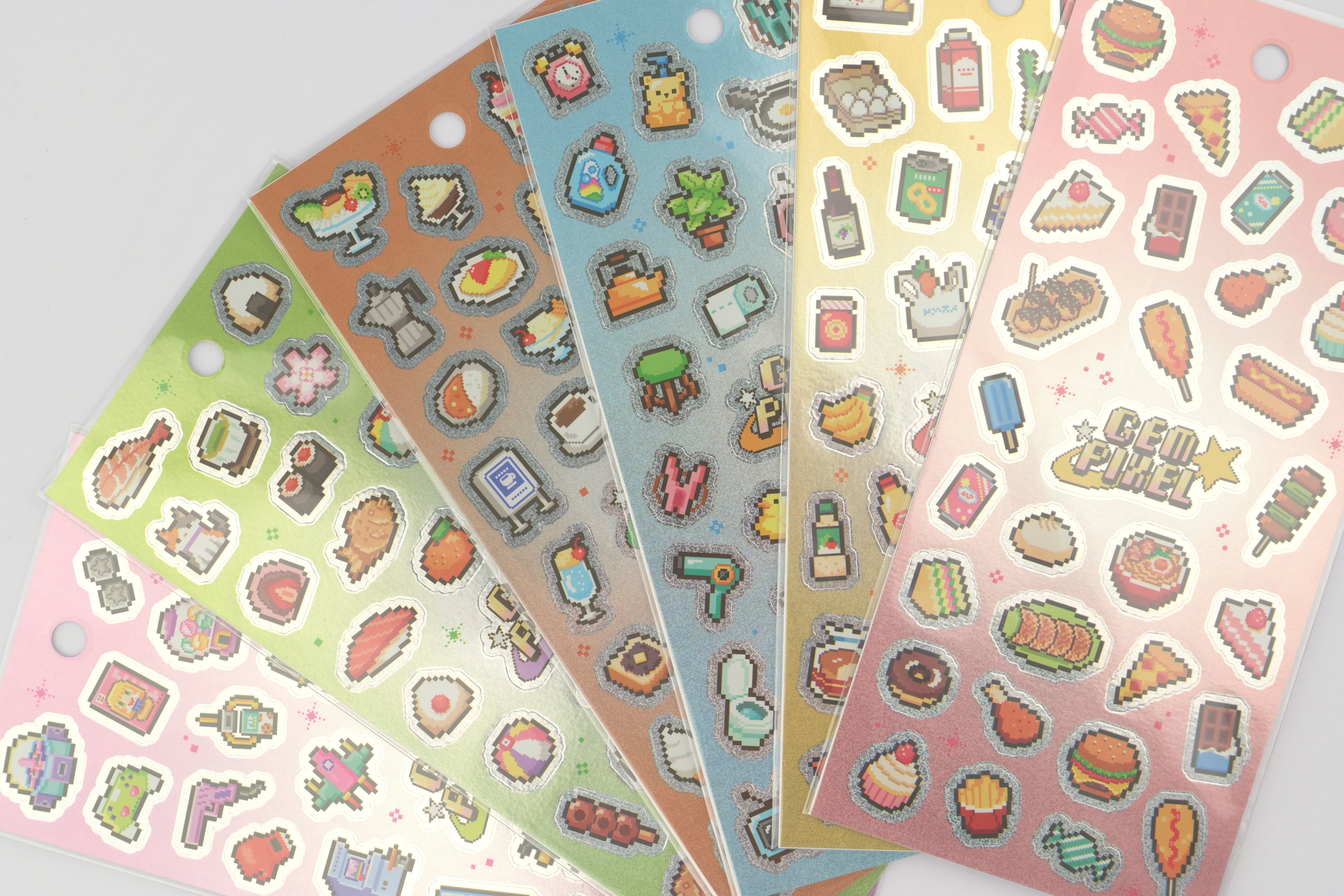 Mind Wave Sticker Sheet - Gem Pixel