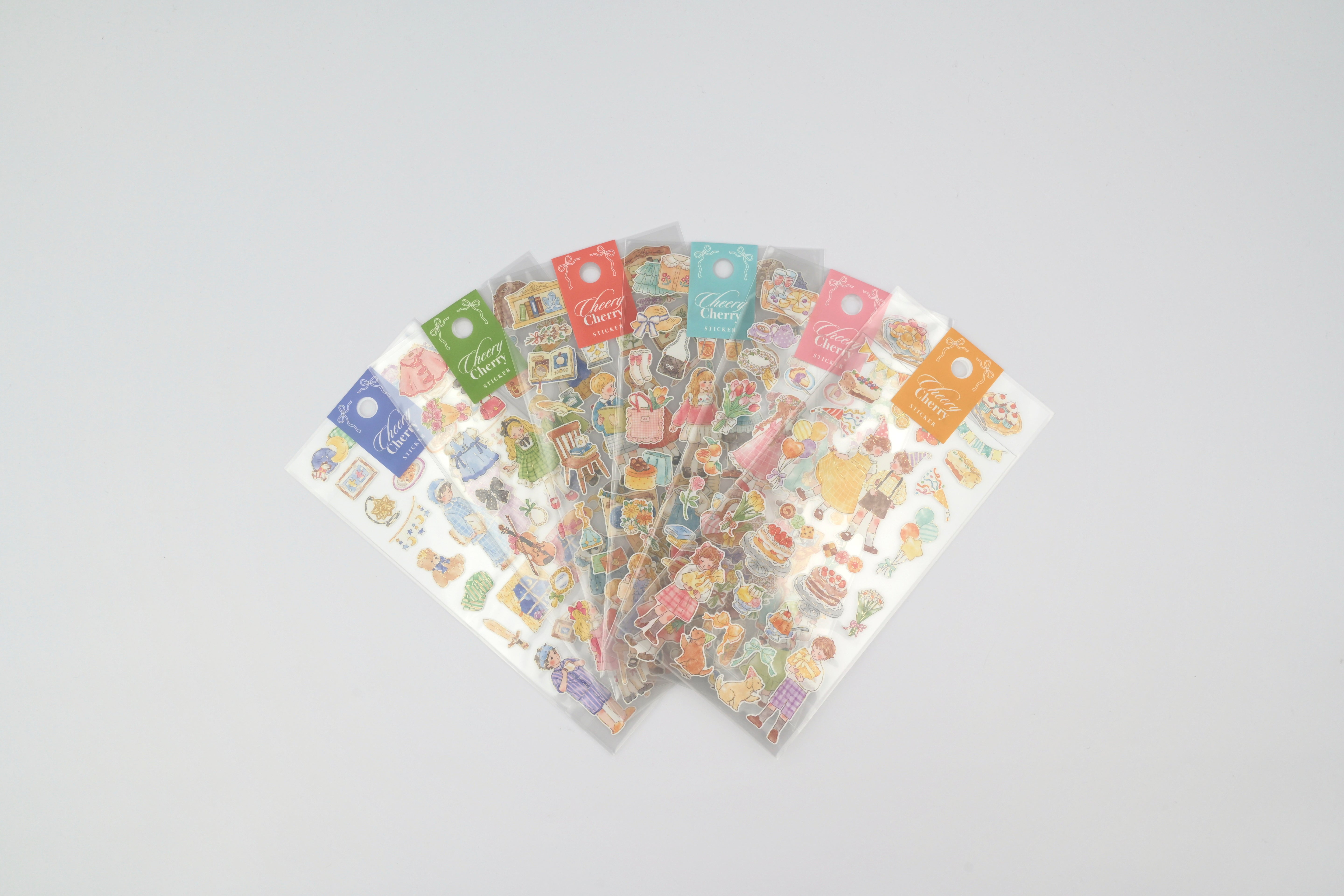Mind Wave Sticker Sheet - Cheery Cherry