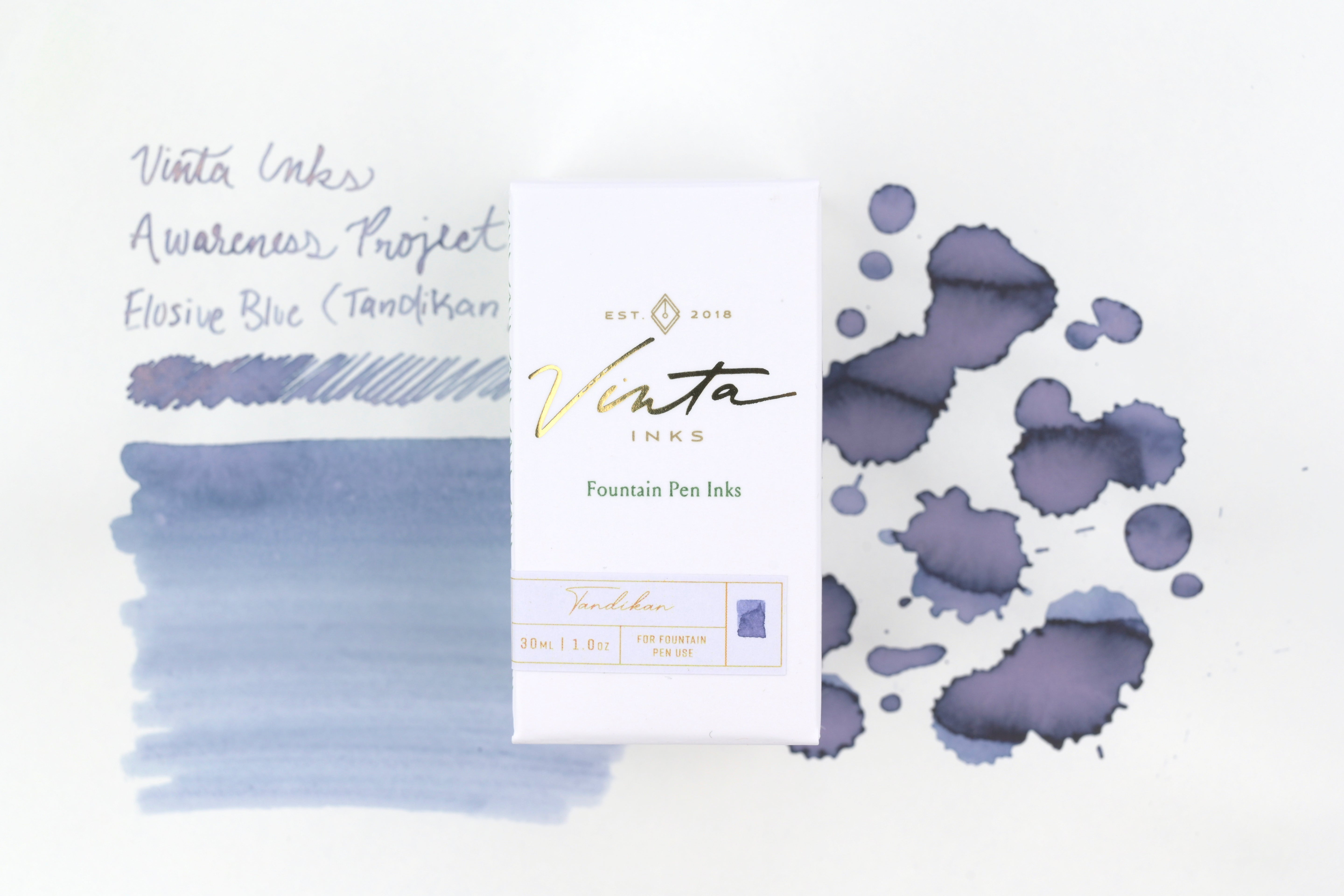 Vinta Inks - Awareness Project - Elusive Blue (Tandikan 2000) - 30 mL