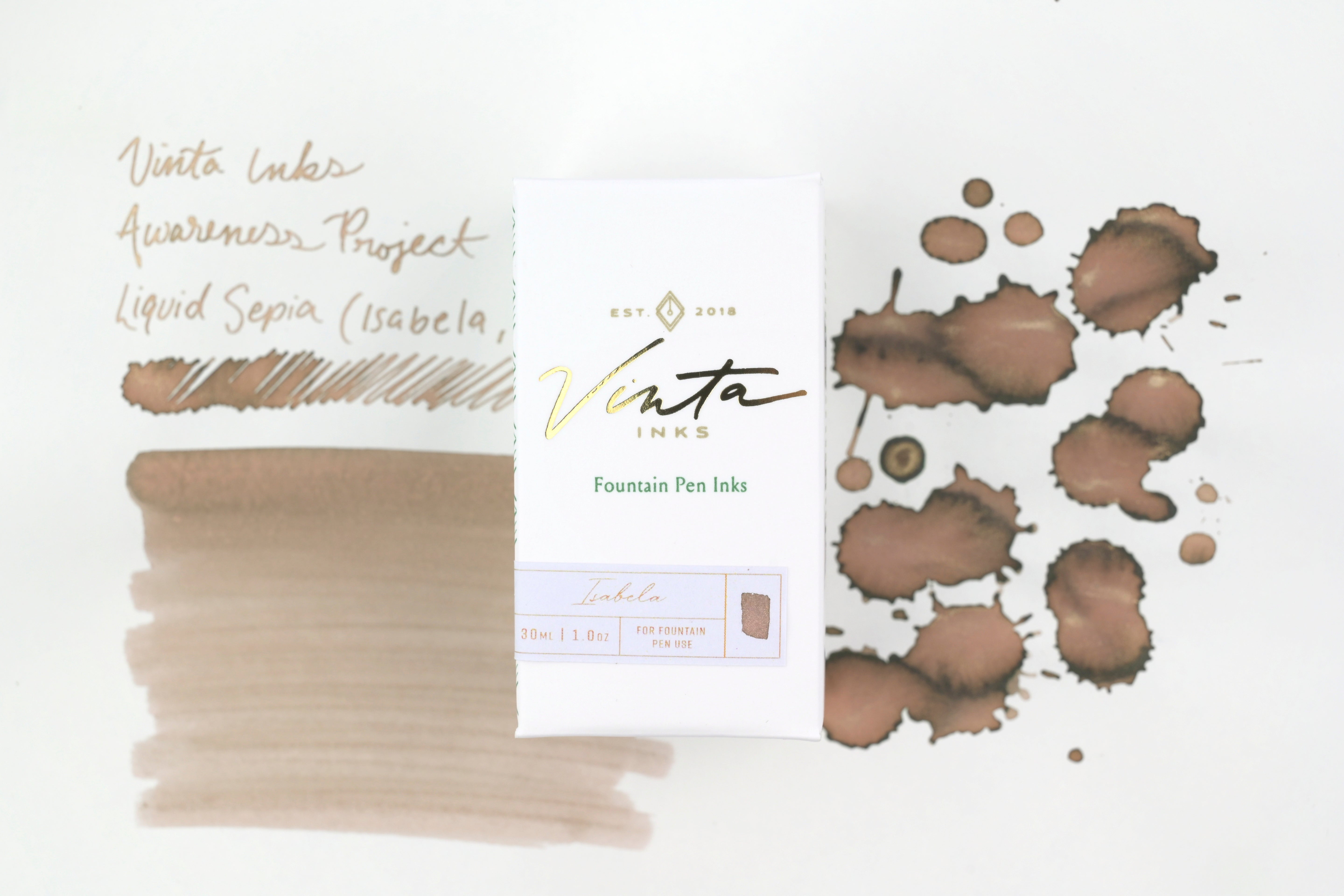 Vinta Inks - Awareness Project - Liquid Sepia (Isabela 1999) - 30 mL