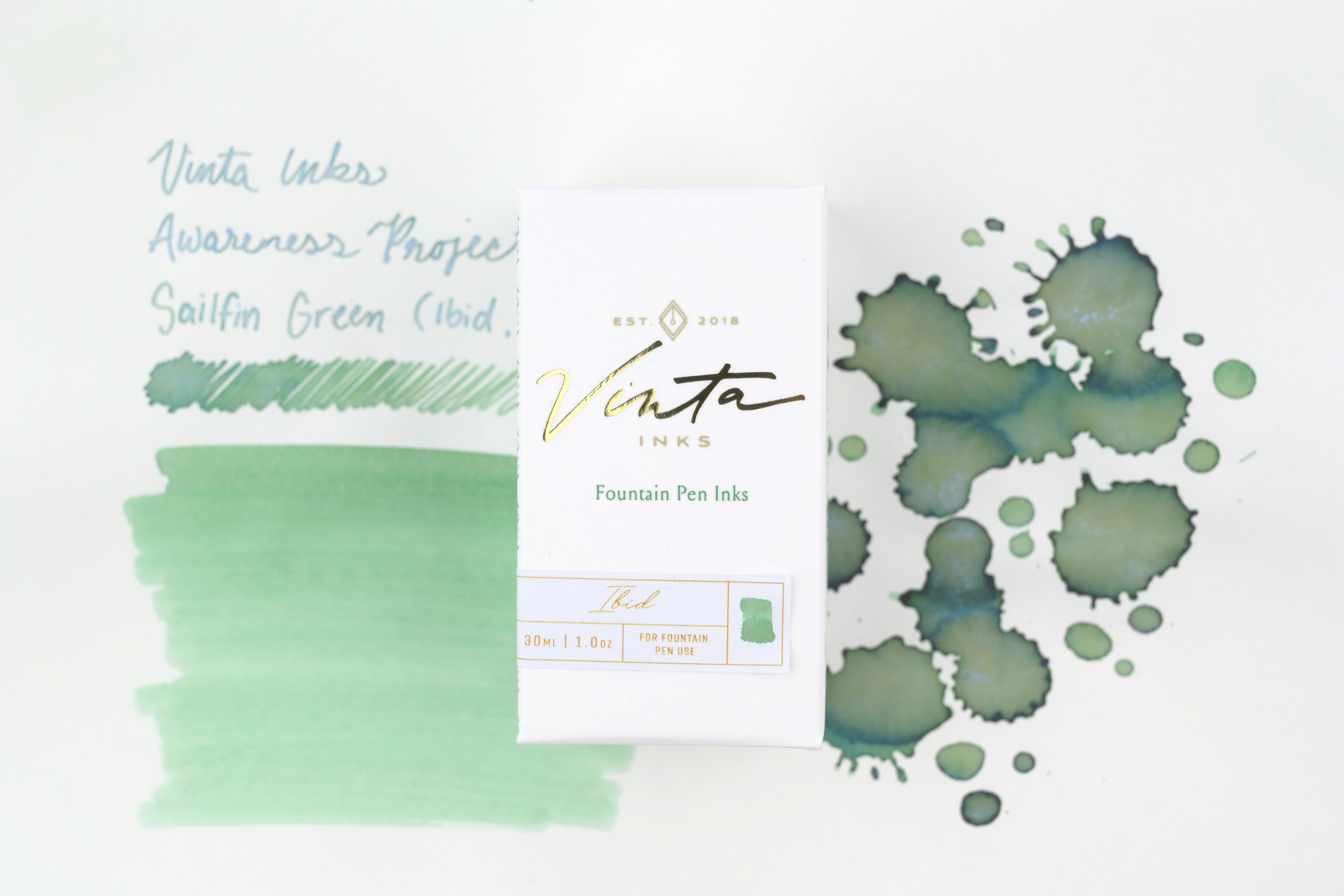 Vinta Inks - Awareness Project - Sailfin Green (Ibid 1829) - 30 mL