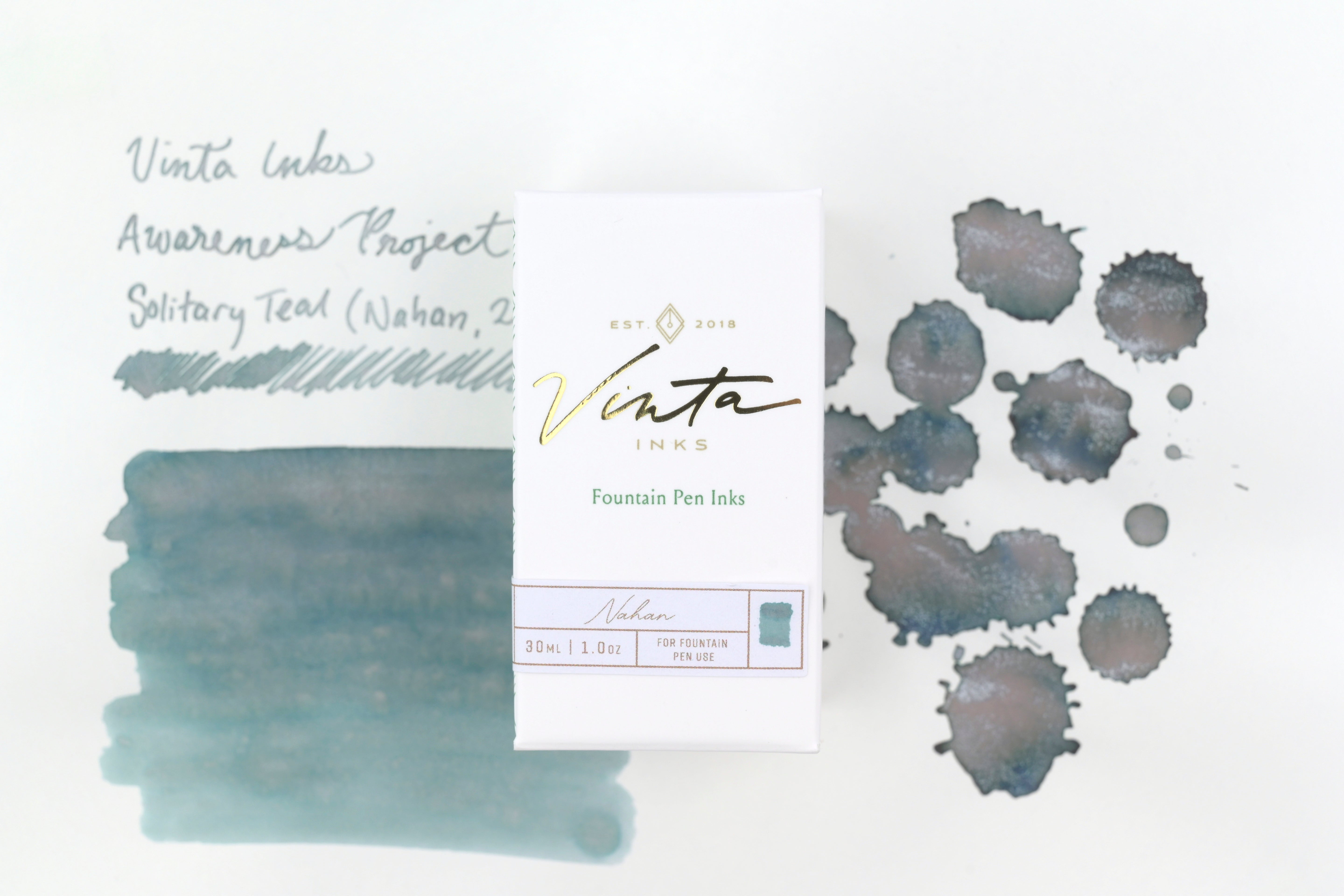 Vinta Inks - Awareness Project - Solitary Teal (Nahan 2010) - 30 mL
