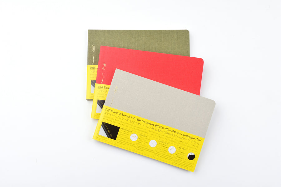 Stalogy Editor's Series 1/2 Year Notebook - B6 - Landscape - Limited Edition