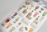 Kamio Illustrated Picture Book Stickers - Cocktails